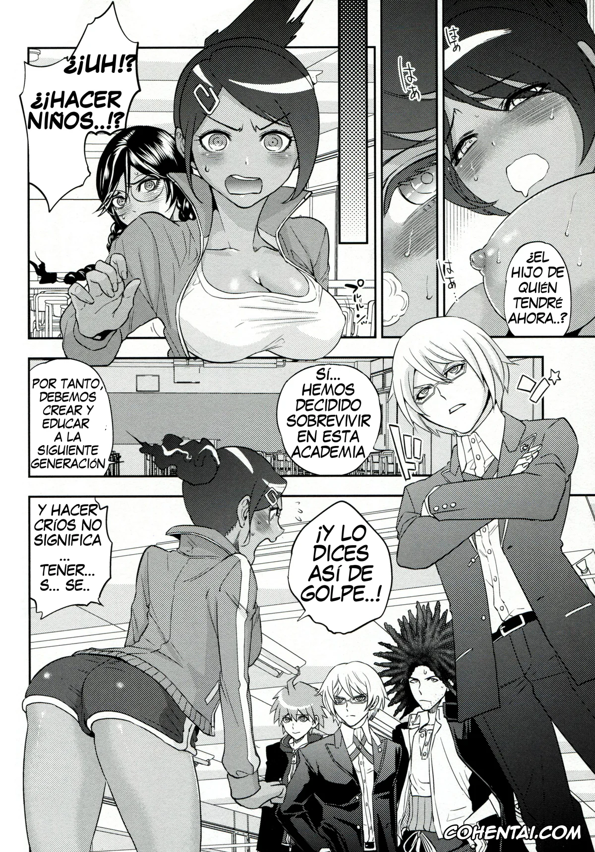 Danganronpa porno, Aoi Asahina porno, Byakuya Togami porno, Makoto Naegi porno, Touko Fukawa porno, Yasuhiro Hagakure porno, Aishiai Gakuen Seikatsu (Danganronpa), pagina 17