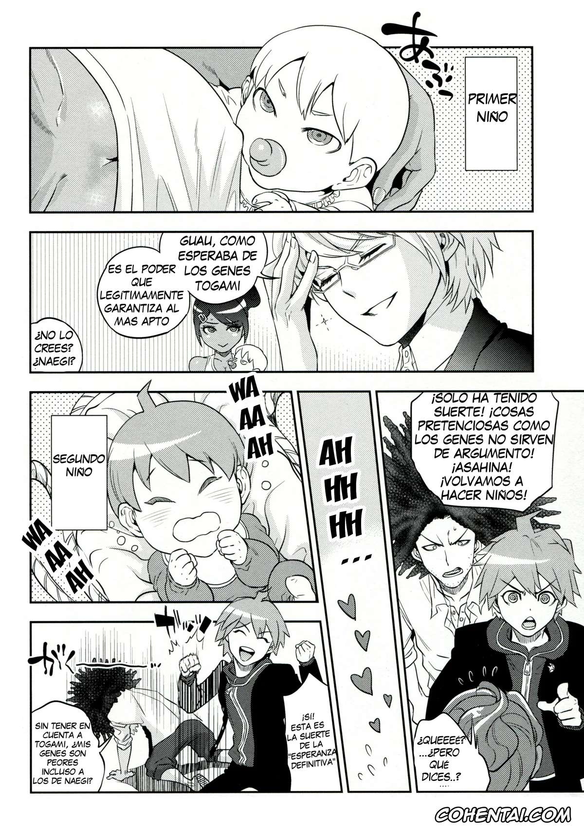 Danganronpa porno, Aoi Asahina porno, Byakuya Togami porno, Makoto Naegi porno, Touko Fukawa porno, Yasuhiro Hagakure porno, Aishiai Gakuen Seikatsu (Danganronpa), pagina 23