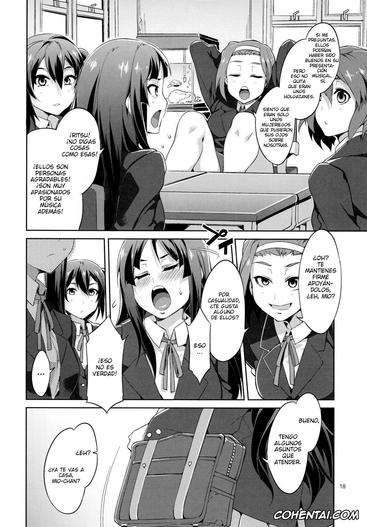 K-ON! porno, Mio Akiyama porno, Choroi-Onna!! (K-ON!), pagina 17