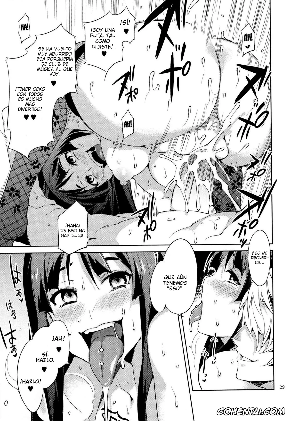 K-ON! xxx, Mio Akiyama xxx, Choroi-Onna!! (K-ON!), pagina 28