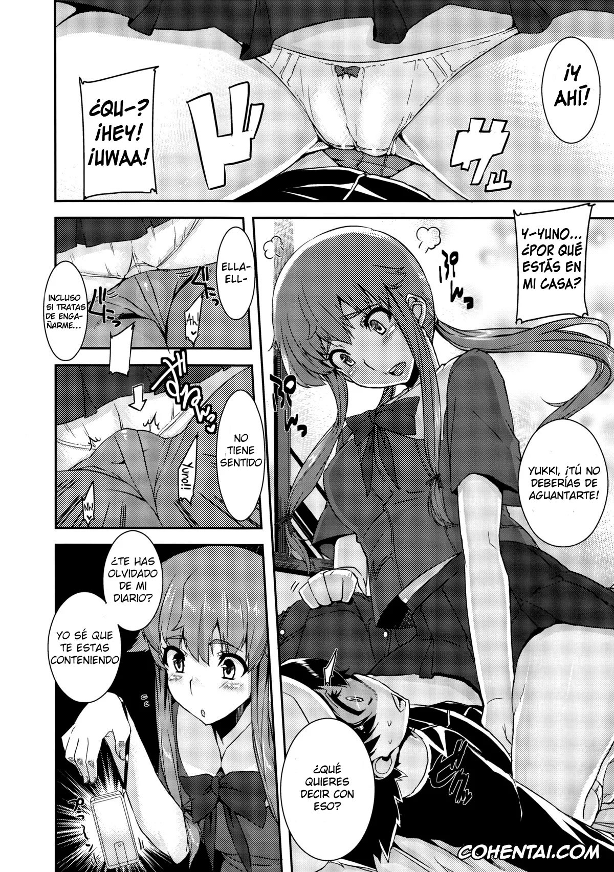 Mirai Nikki porno, Yukiteru Amano porno, Yuno Gasai porno, Gaman Shinaide ne (Mirai Nikki), pagina 8