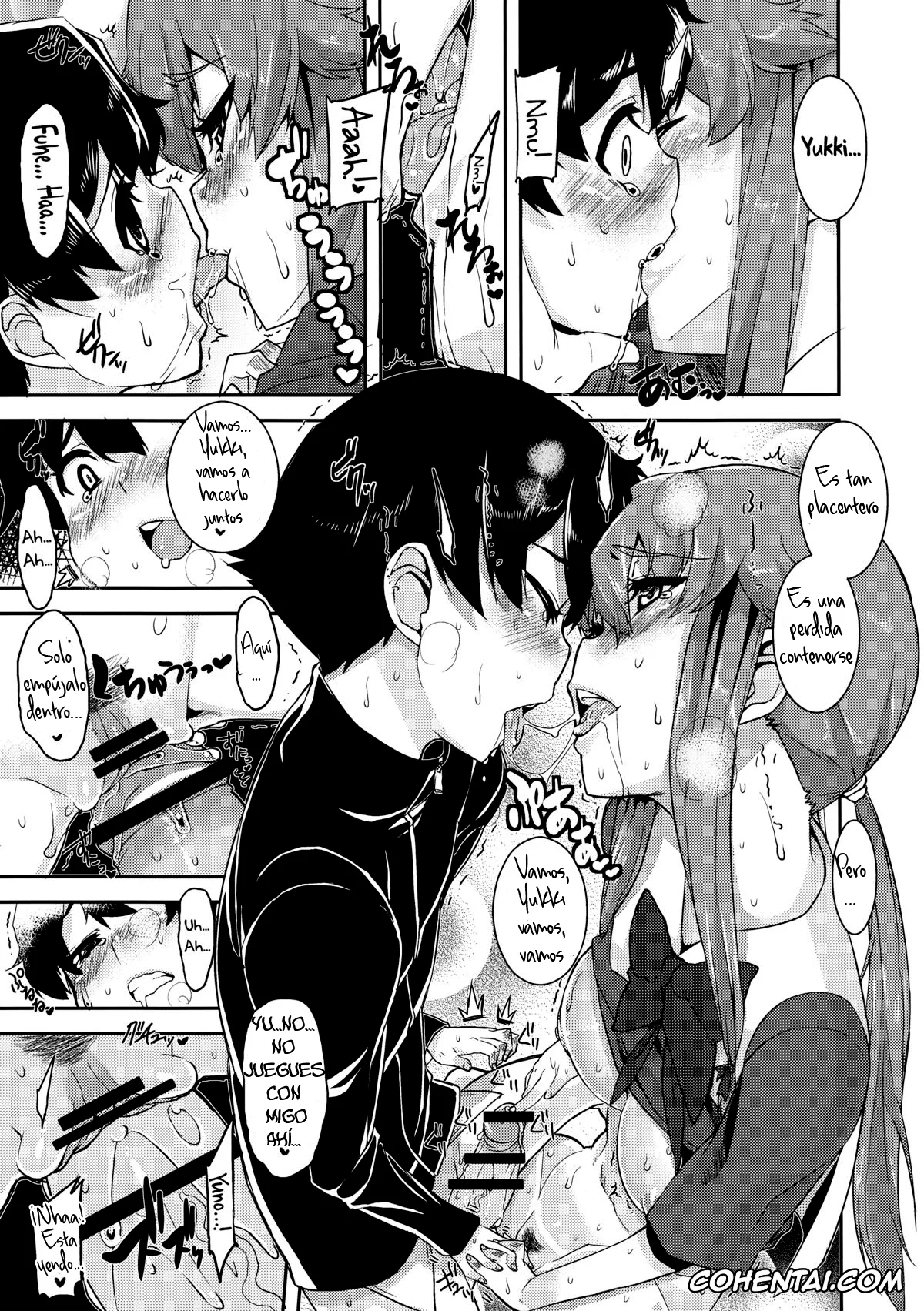 Mirai Nikki xxx, Yukiteru Amano xxx, Yuno Gasai xxx, Gaman Shinaide ne (Mirai Nikki), pagina 19