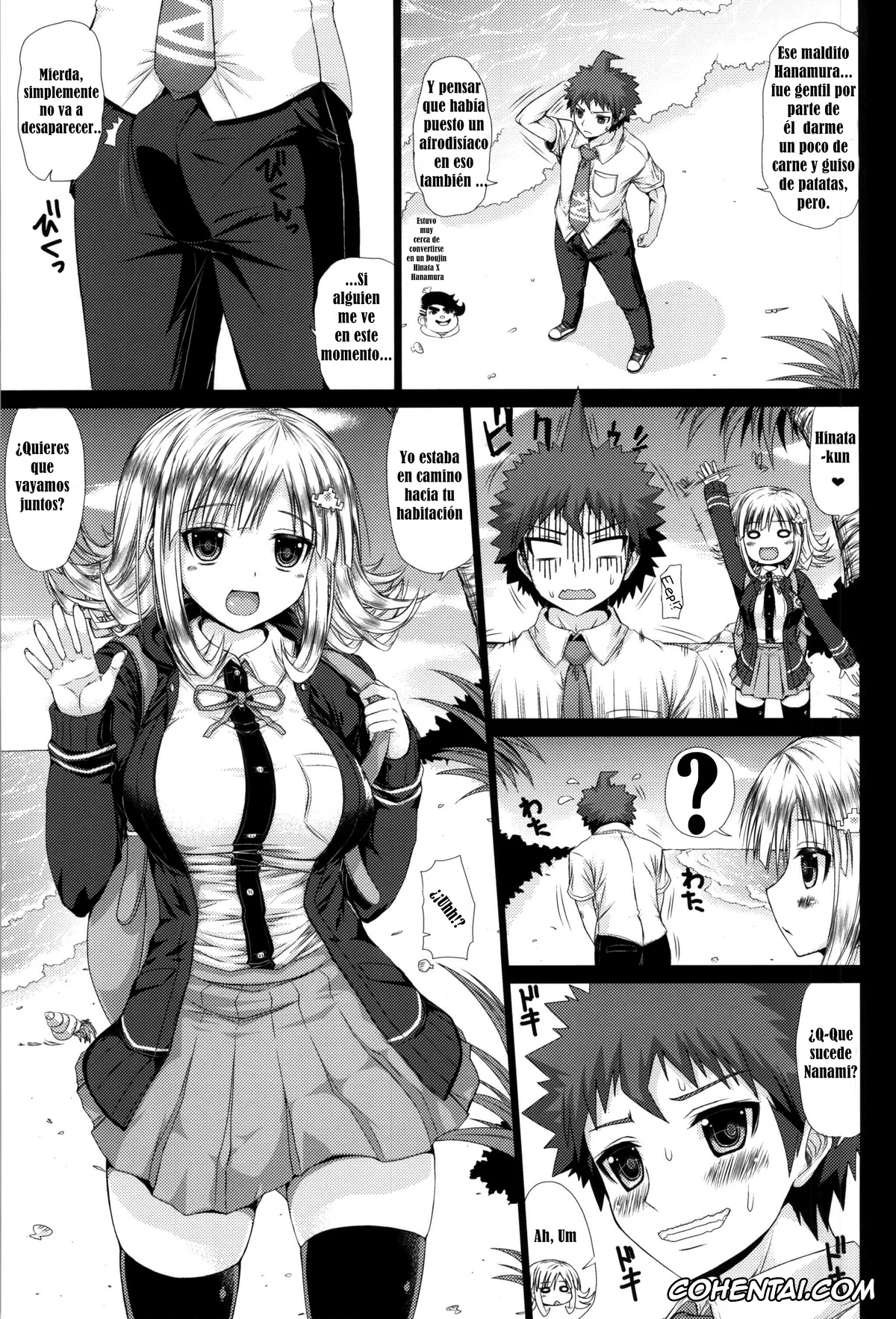 Danganronpa porno, Chiaki Nanami porno, Hajime Hinata porno, Painted Time (Danganronpa 2), pagina 2