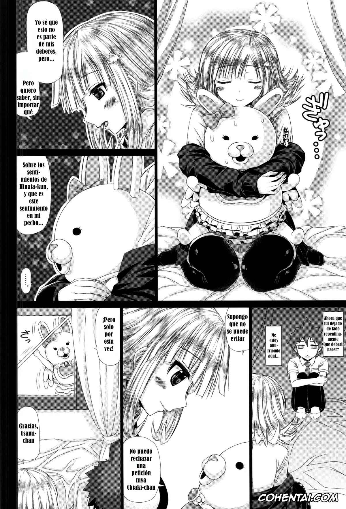 Danganronpa hentai, Chiaki Nanami hentai, Hajime Hinata hentai, Painted Time (Danganronpa 2), pagina 9
