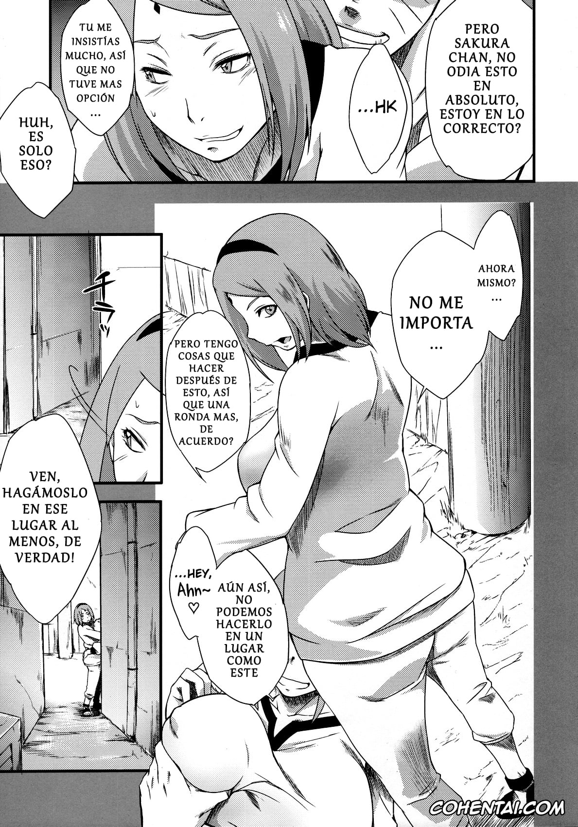 NARUTO porno, Naruto Uzumaki porno, Sakura Haruno porno, Kage Hinata ni Sakura Saku (Naruto), pagina 8
