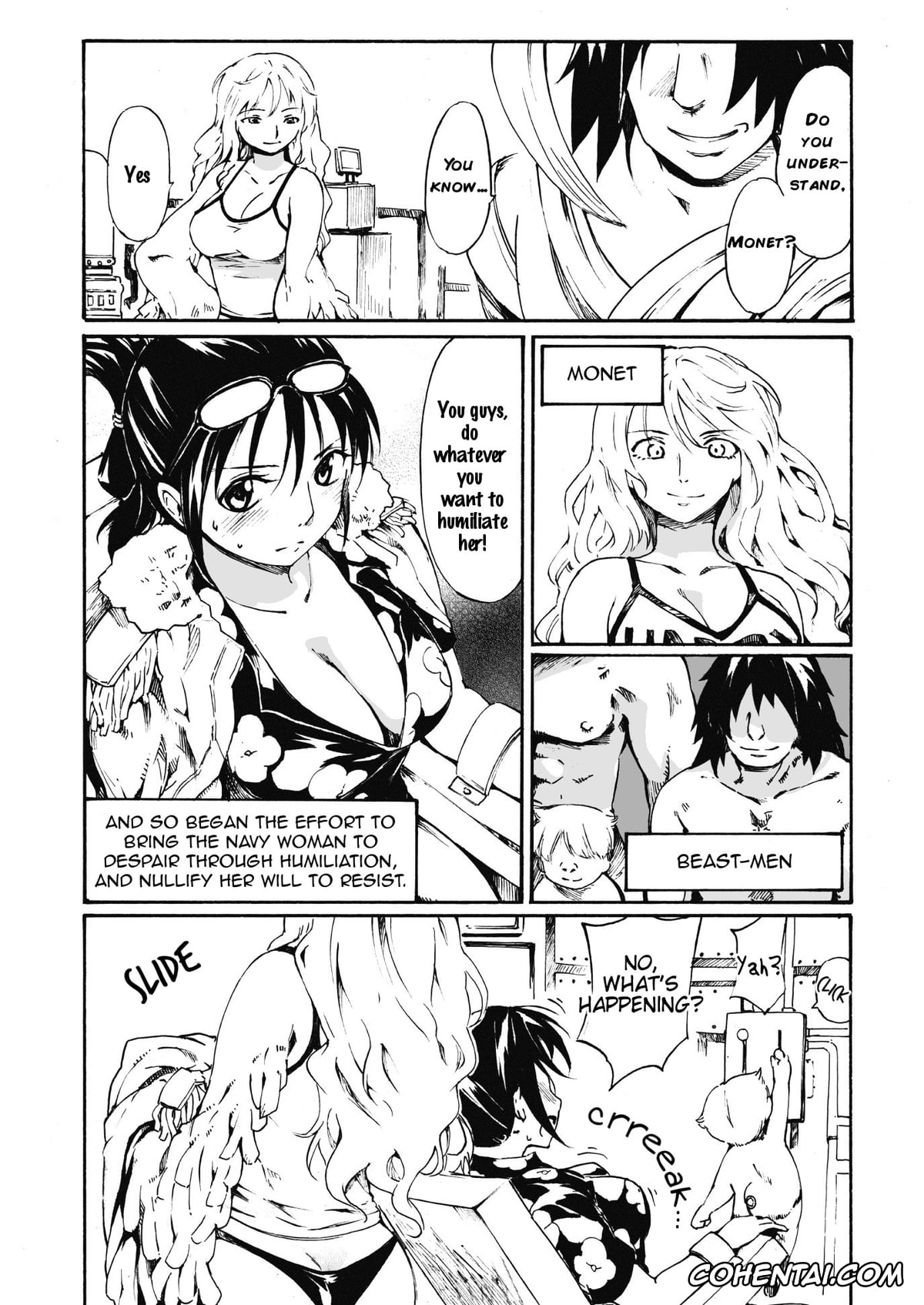 One Piece porno, Tashigi porno, Gokkan no Jikkenshitsu (One Piece), pagina 5