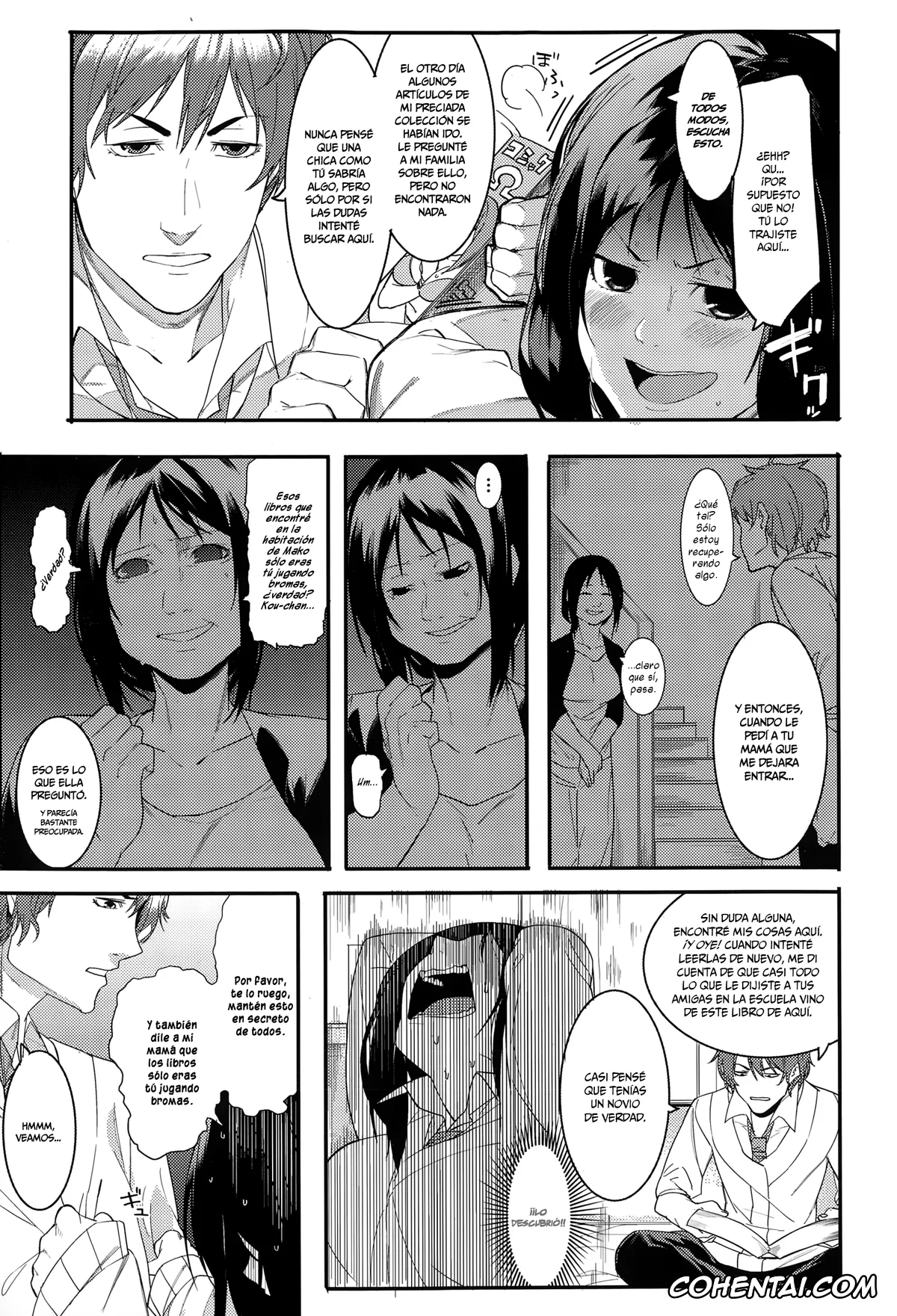 Revistas hentai, COMIC Megastore Alpha hentai, Aware Mako-chan wa Naka ni Dasarechaimashita (COMIC Megastore Alpha 2015-01), pagina 3