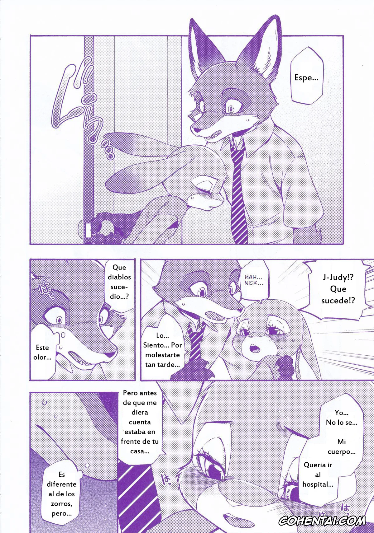Zootopia porno, Judy Hopps porno, Nick Wilde porno, Kimi wa Sangatsu Usagi – You March Hare (Zootopia), pagina 5