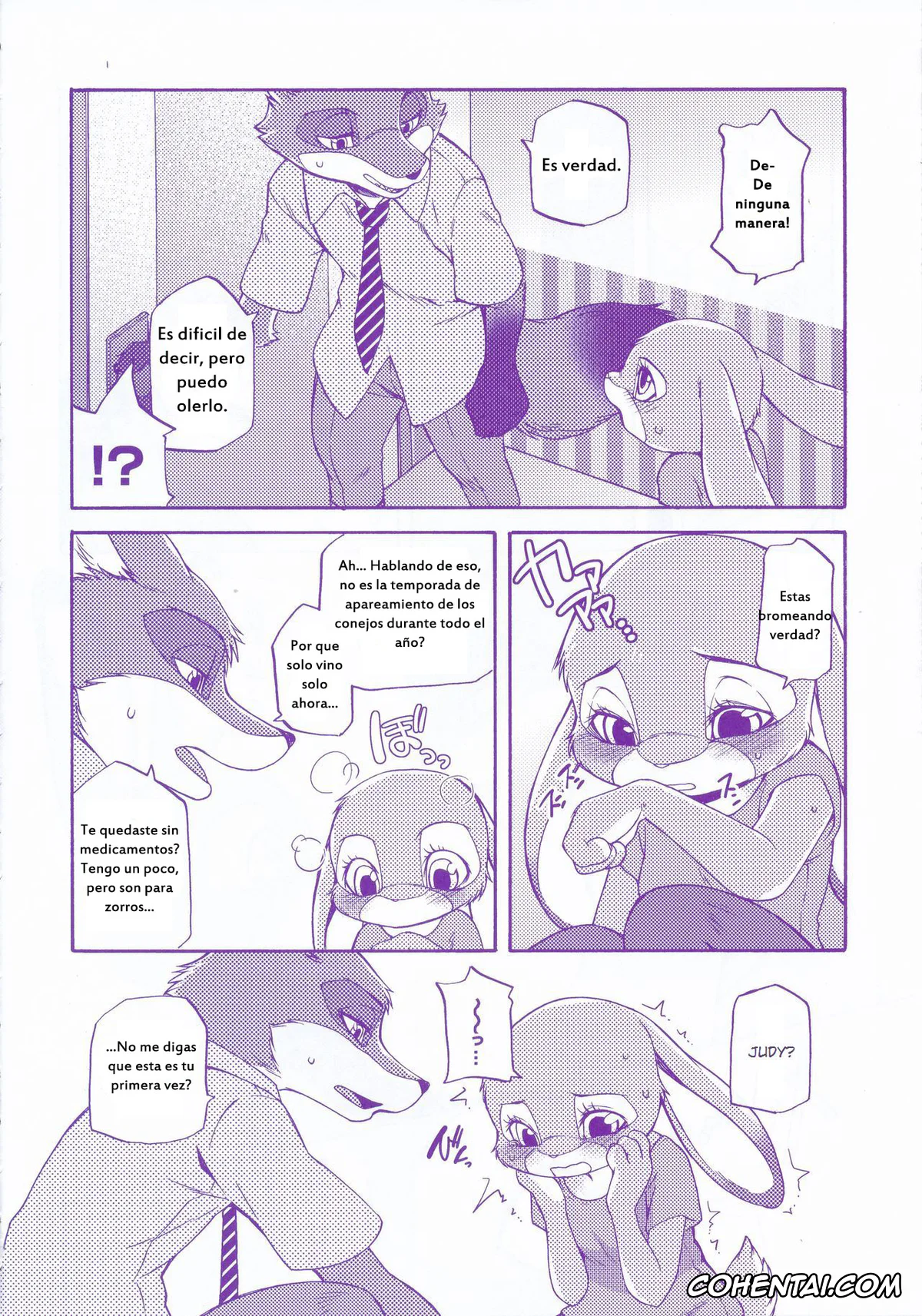 Zootopia xxx, Judy Hopps xxx, Nick Wilde xxx, Kimi wa Sangatsu Usagi – You March Hare (Zootopia), pagina 7
