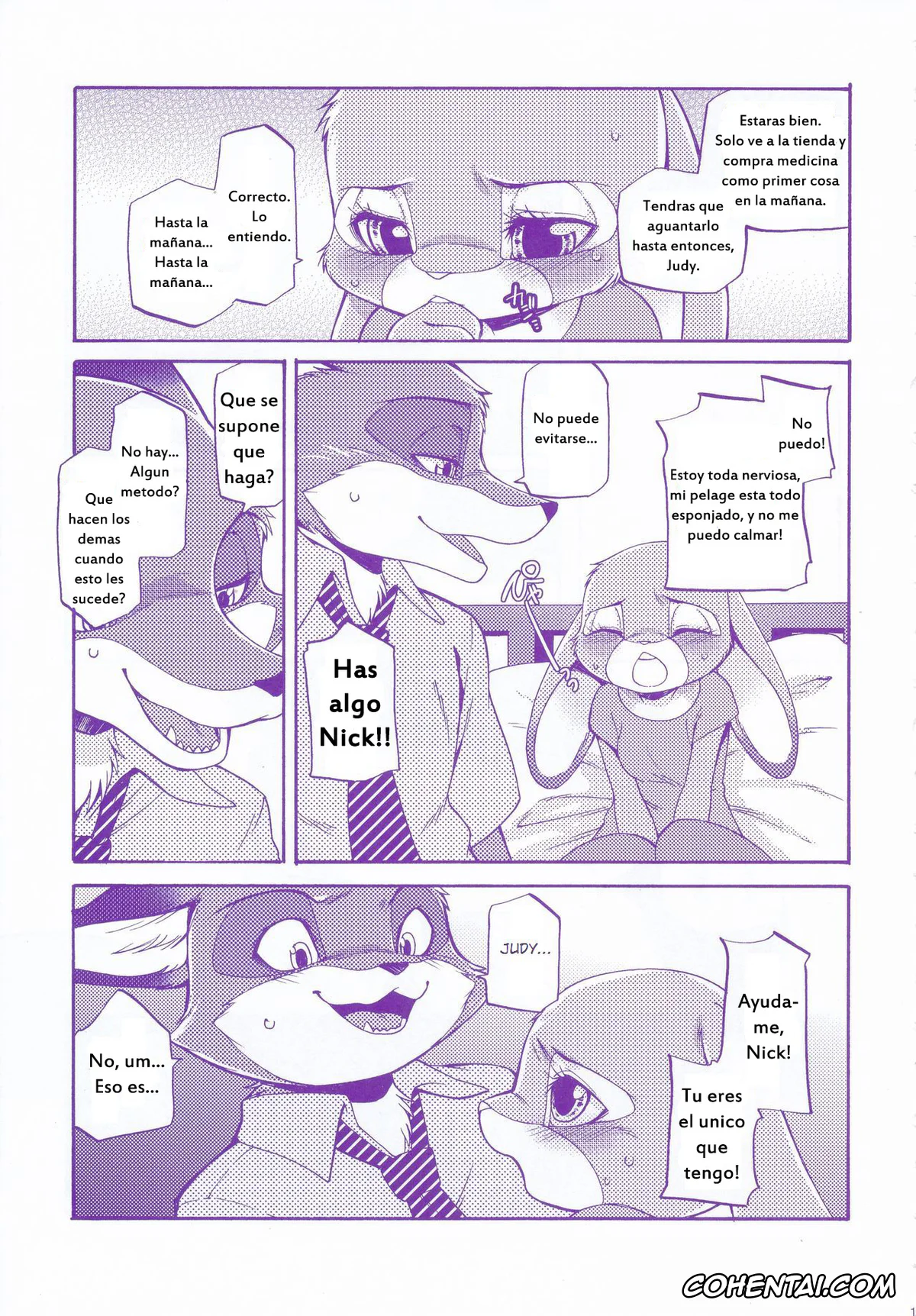Zootopia hentai, Judy Hopps hentai, Nick Wilde hentai, Kimi wa Sangatsu Usagi – You March Hare (Zootopia), pagina 12