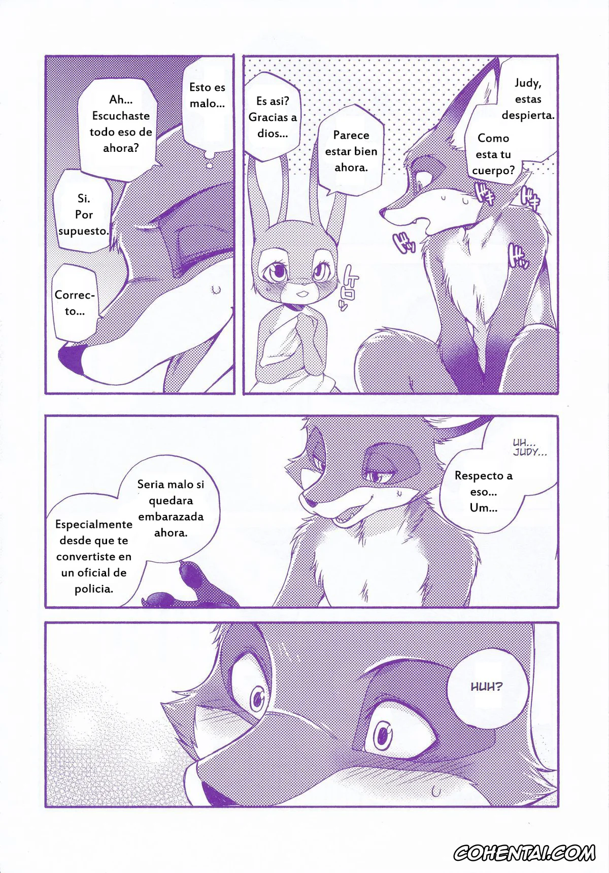 Zootopia hentai, Judy Hopps hentai, Nick Wilde hentai, Kimi wa Sangatsu Usagi – You March Hare (Zootopia), pagina 33