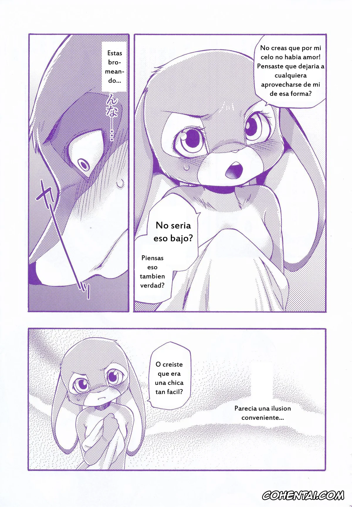 Zootopia hentai, Judy Hopps hentai, Nick Wilde hentai, Kimi wa Sangatsu Usagi – You March Hare (Zootopia), pagina 36