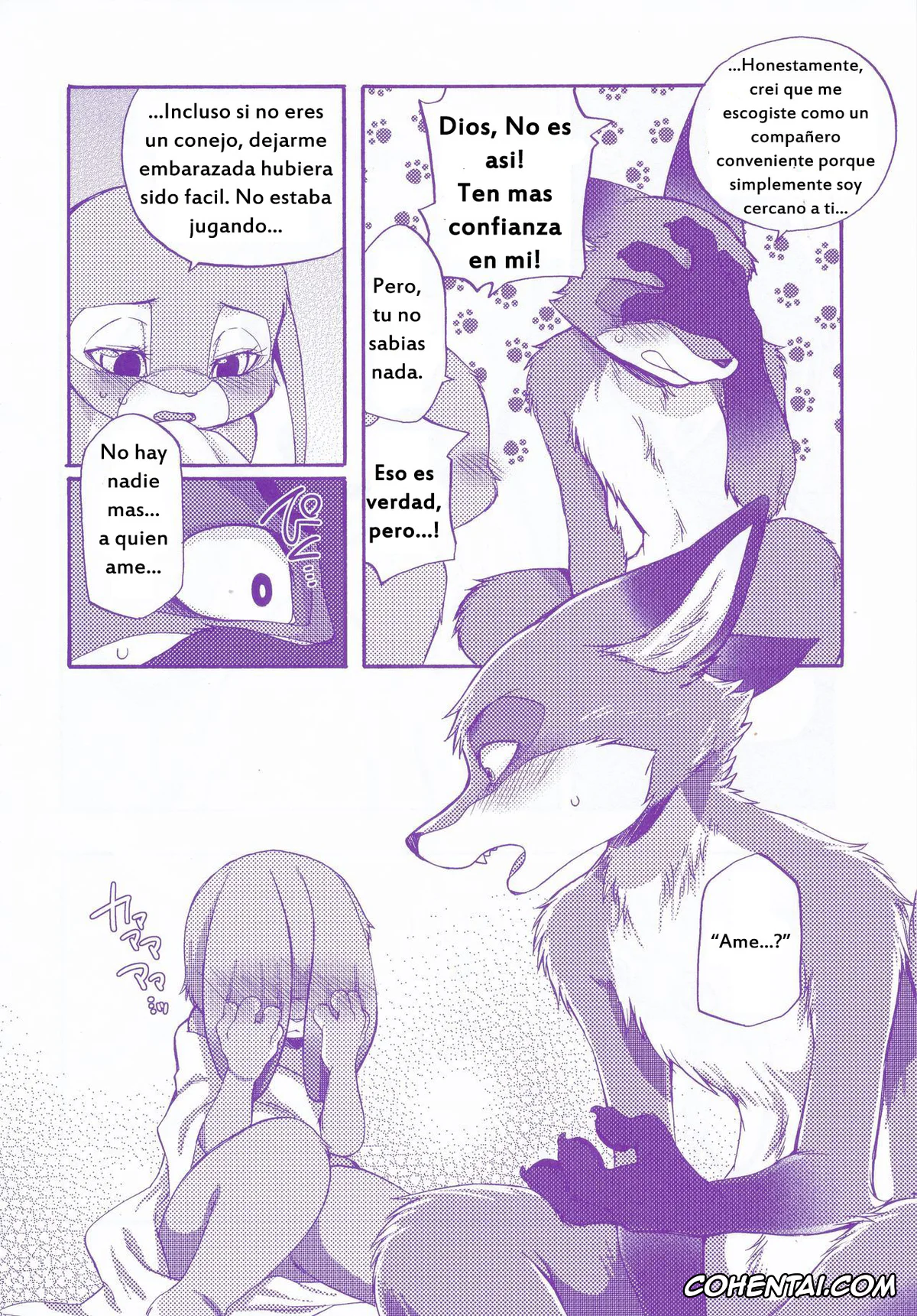 Zootopia xxx, Judy Hopps xxx, Nick Wilde xxx, Kimi wa Sangatsu Usagi – You March Hare (Zootopia), pagina 37