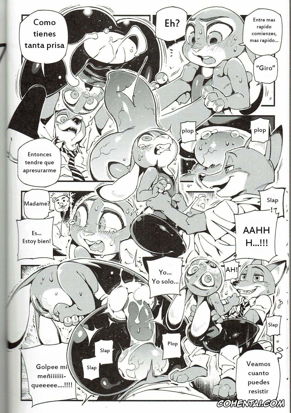 Zootopia porno, Judy Hopps porno, Nick Wilde porno, What Does The Fox Say? (Zootopia), pagina 11