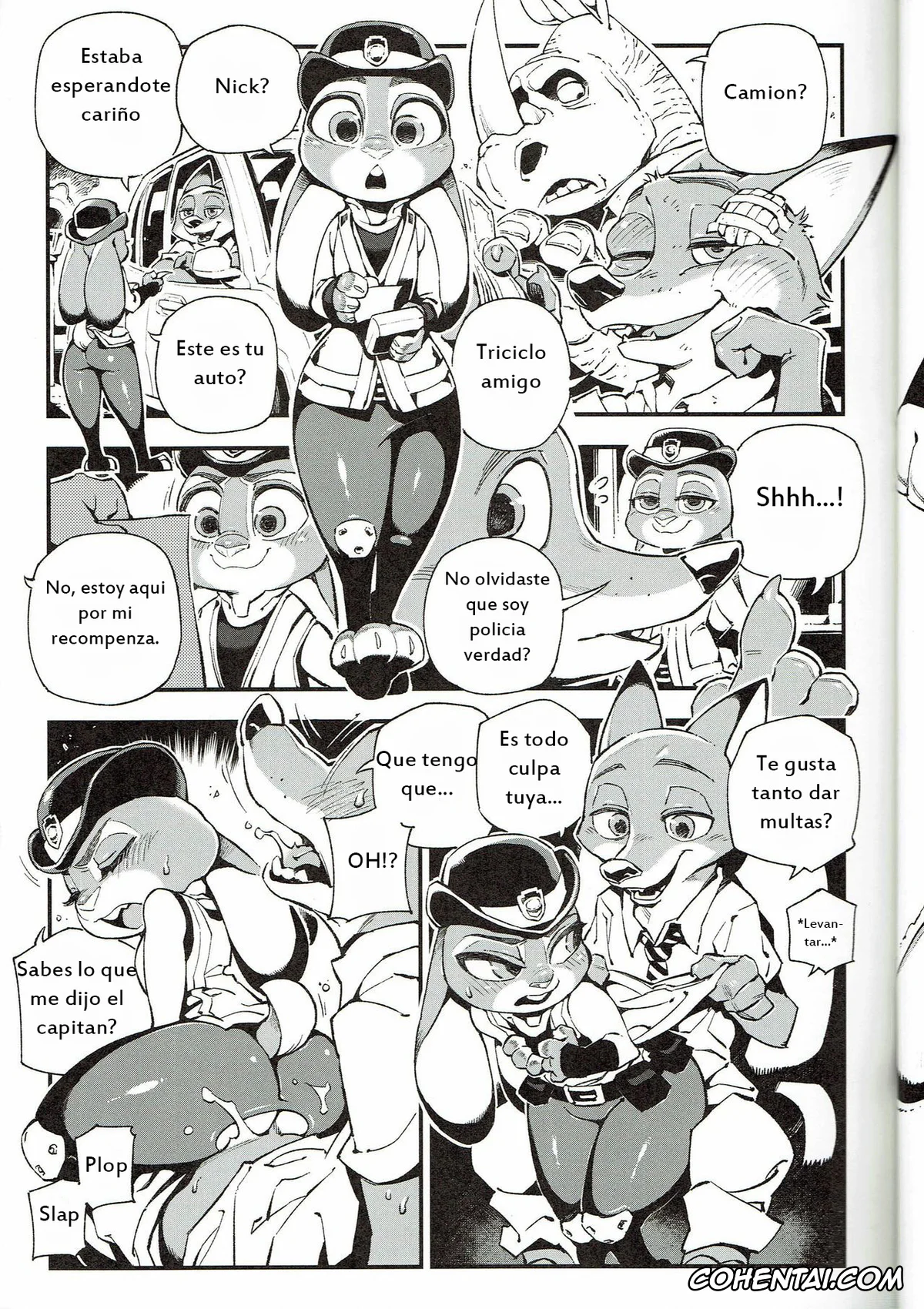 Zootopia hentai, Judy Hopps hentai, Nick Wilde hentai, What Does The Fox Say? (Zootopia), pagina 12