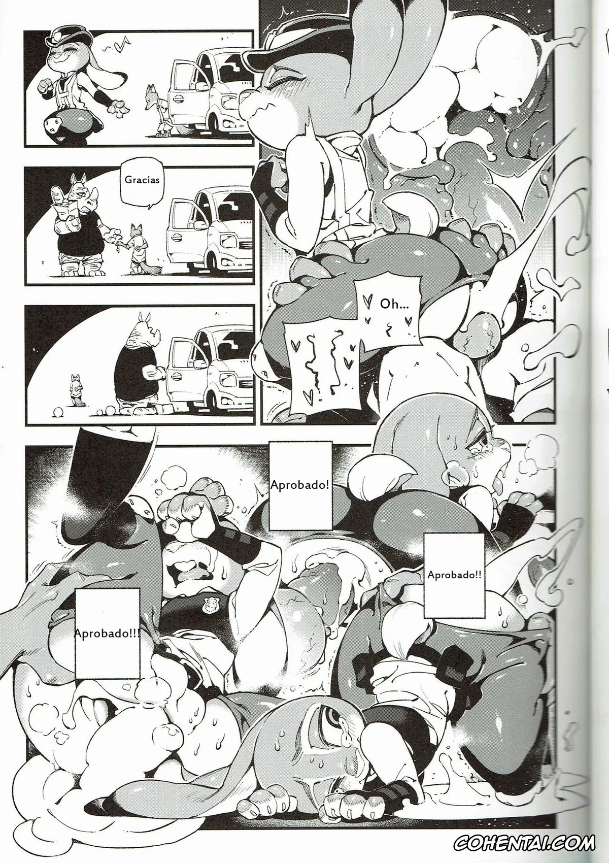 Zootopia porno, Judy Hopps porno, Nick Wilde porno, What Does The Fox Say? (Zootopia), pagina 14