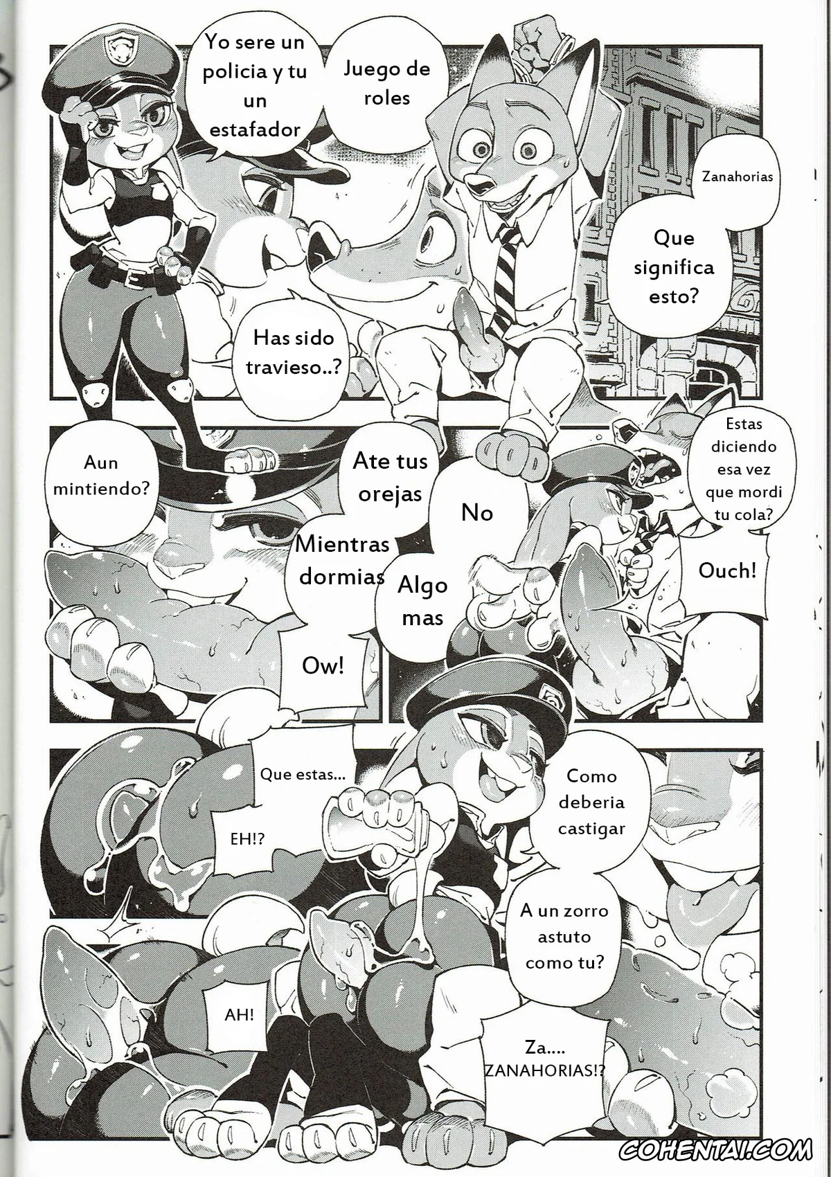 Zootopia porno, Judy Hopps porno, Nick Wilde porno, What Does The Fox Say? (Zootopia), pagina 17