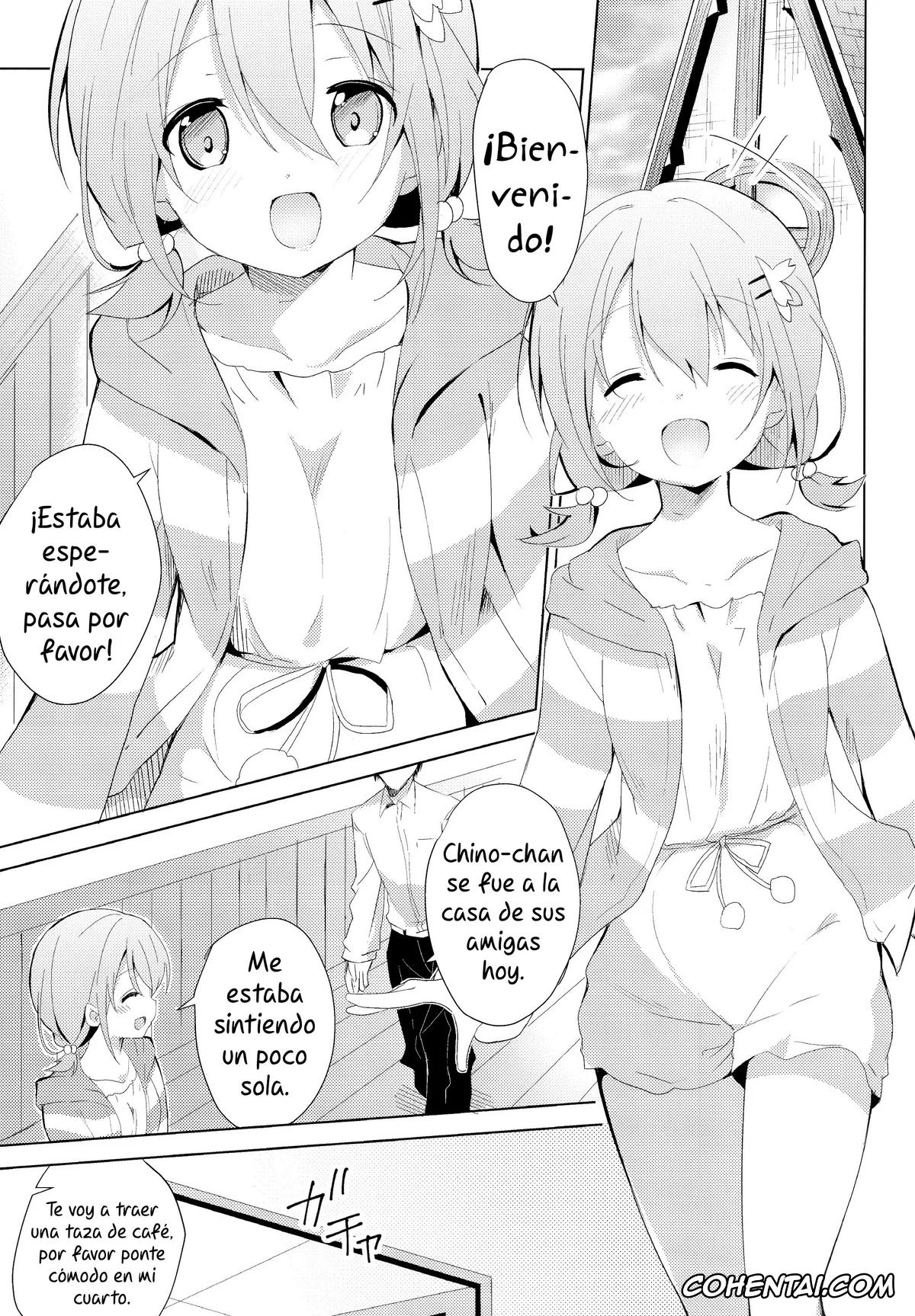 Gochuumon Wa Usagi Desu Ka | Is The Order A Rabbit xxx, Kokoa Hoto xxx, Gochuumon no Kokoa desu – It is a cocoa of your order (Gochuumon wa Usagi Desu ka?), pagina 4