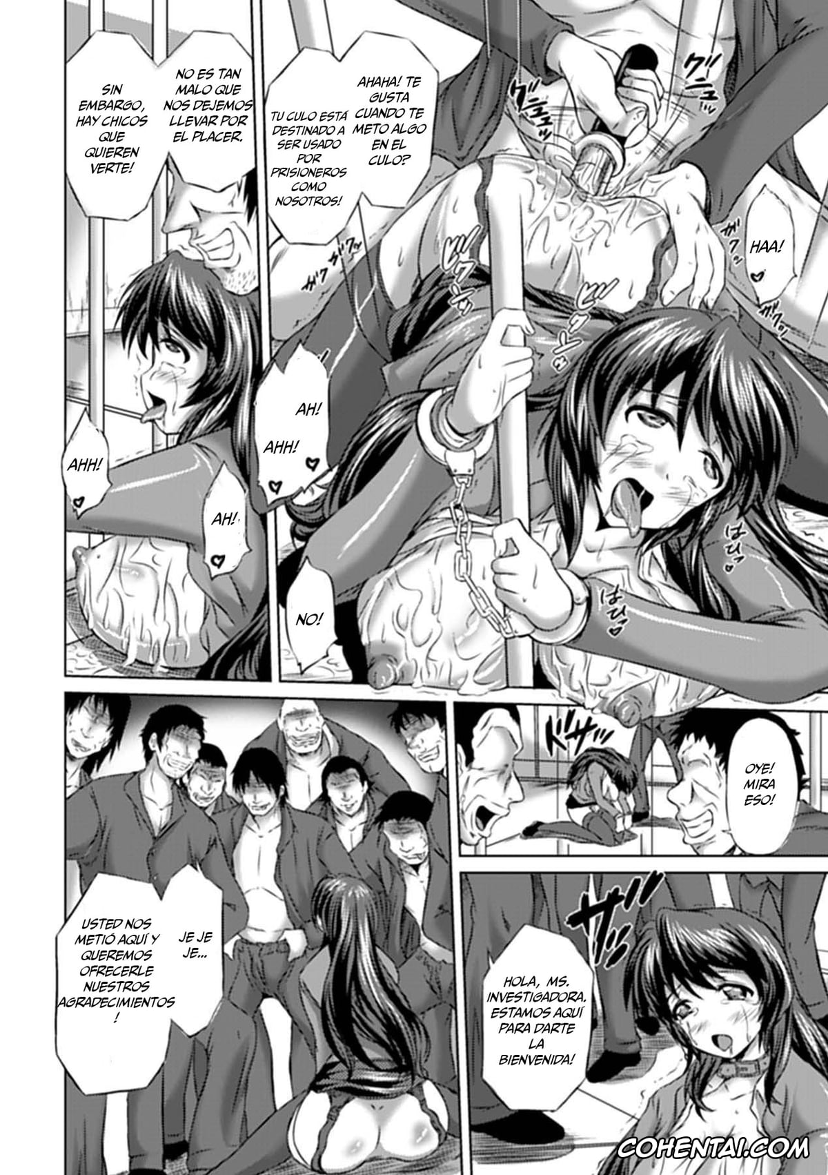 Revistas porno, Ahegao Anthology Comics porno, Acme Prison (Ahegao Anthology Comics Vol. 3), pagina 14