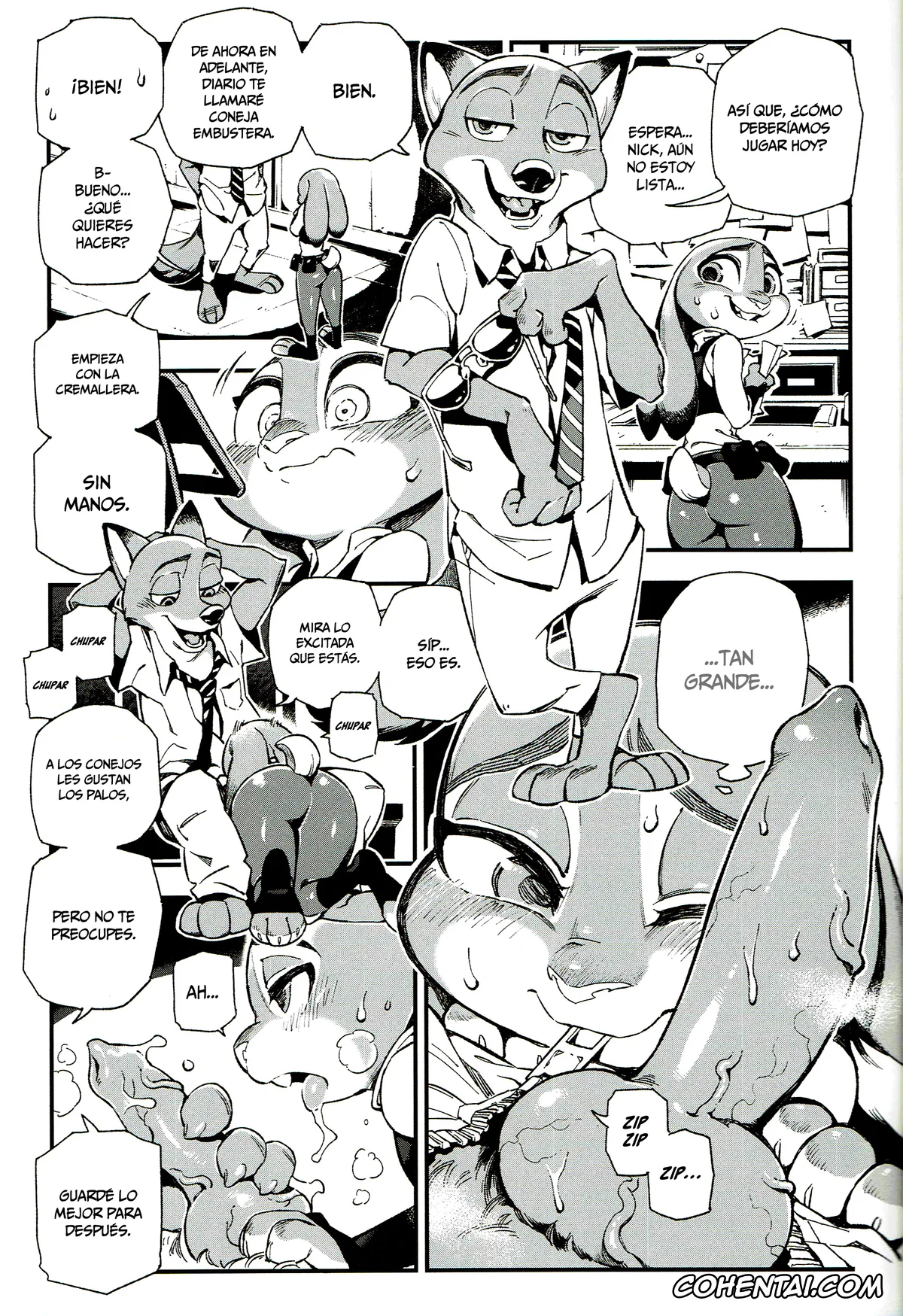Zootopia xxx, Judy Hopps xxx, Nick Wilde xxx, What Does The Fox Say? (Zootopia), pagina 7