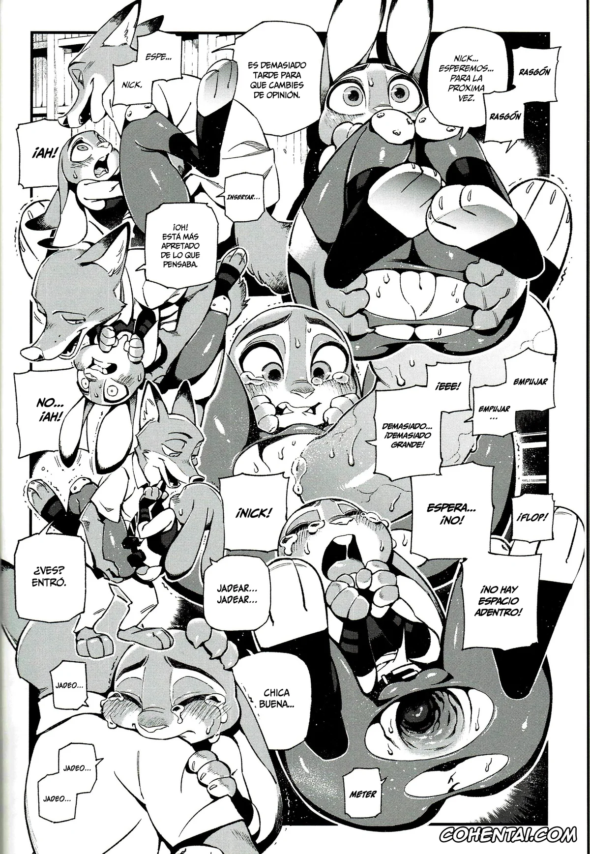 Zootopia porno, Judy Hopps porno, Nick Wilde porno, What Does The Fox Say? (Zootopia), pagina 8