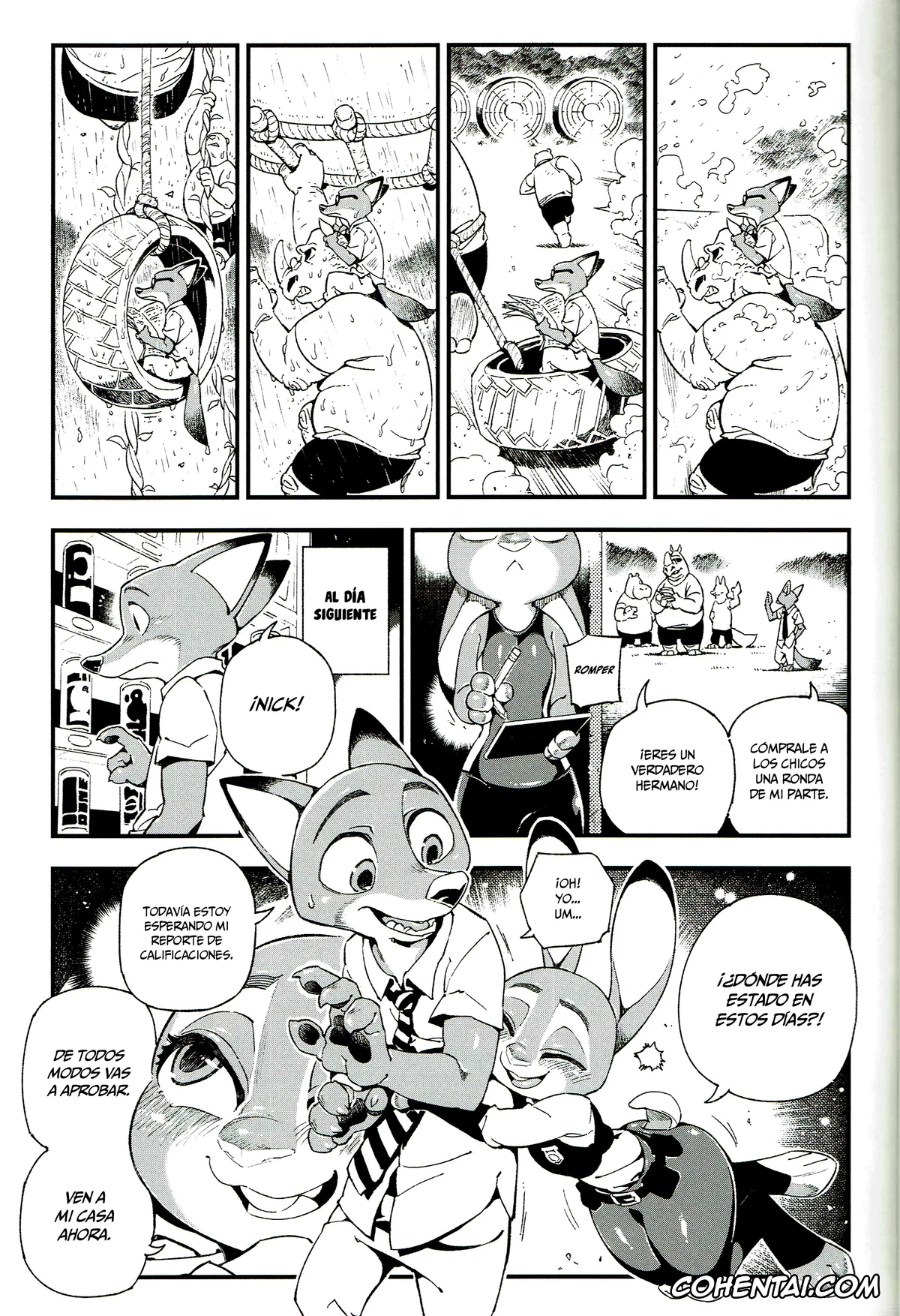 Zootopia porno, Judy Hopps porno, Nick Wilde porno, What Does The Fox Say? (Zootopia), pagina 17