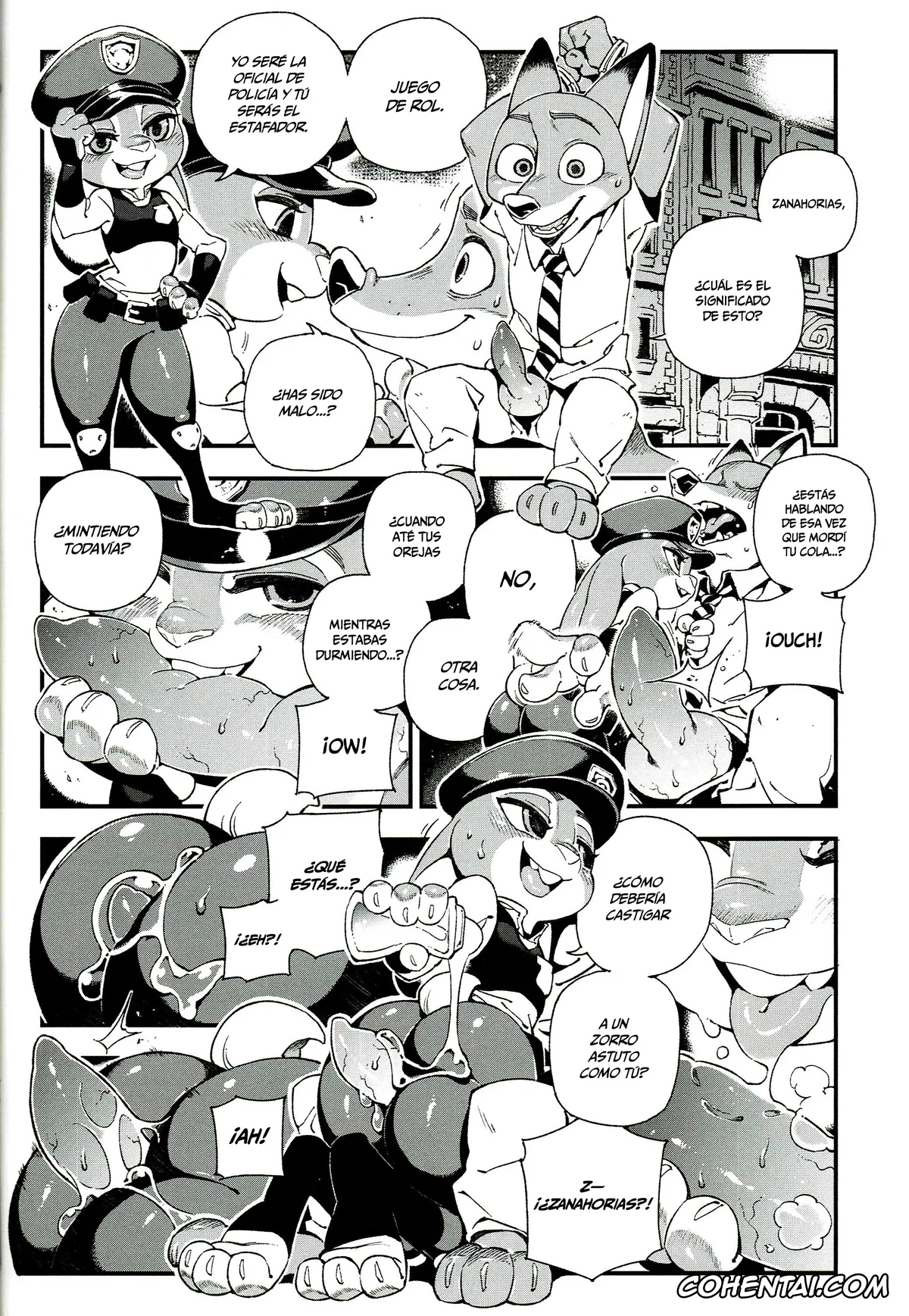 Zootopia hentai, Judy Hopps hentai, Nick Wilde hentai, What Does The Fox Say? (Zootopia), pagina 18