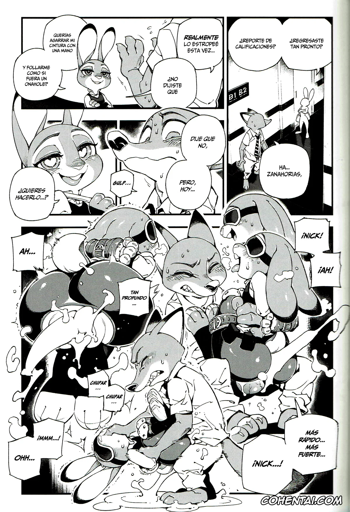 Zootopia hentai, Judy Hopps hentai, Nick Wilde hentai, What Does The Fox Say? (Zootopia), pagina 21