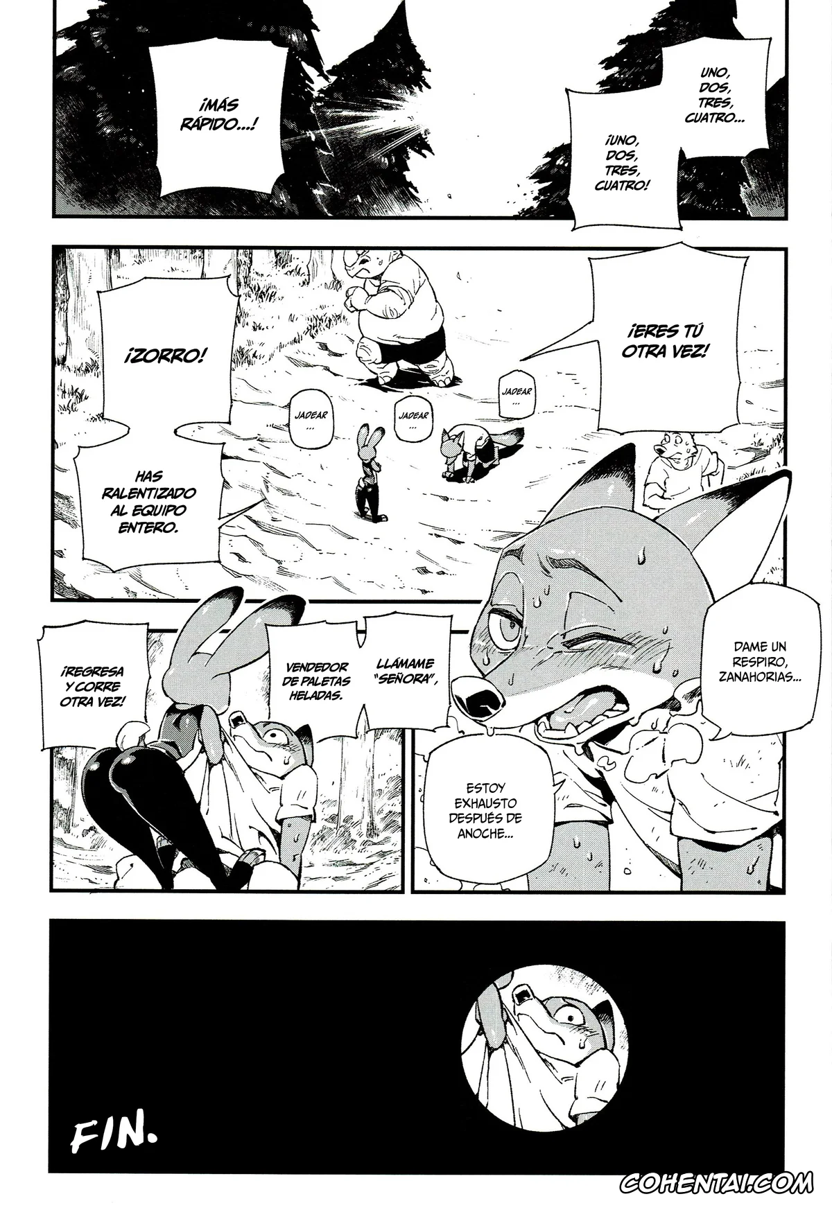 Zootopia hentai, Judy Hopps hentai, Nick Wilde hentai, What Does The Fox Say? (Zootopia), pagina 24