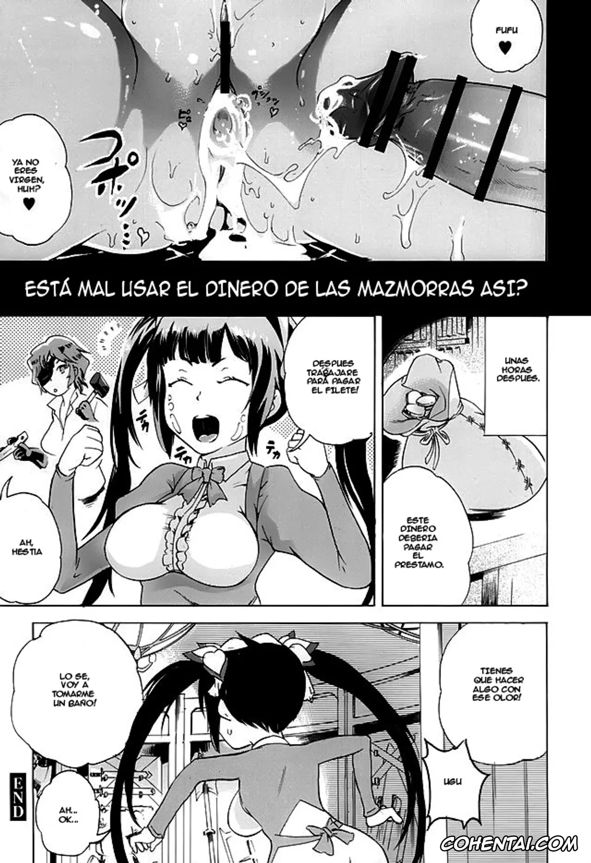 Dungeon ni Deai o Motomeru no wa Machigatteiru Darou ka xxx, Hestia xxx, GOD STRING ATTACK! (Dungeon ni Deai o Motomeru no wa Machigatteiru Darou ka), pagina 16