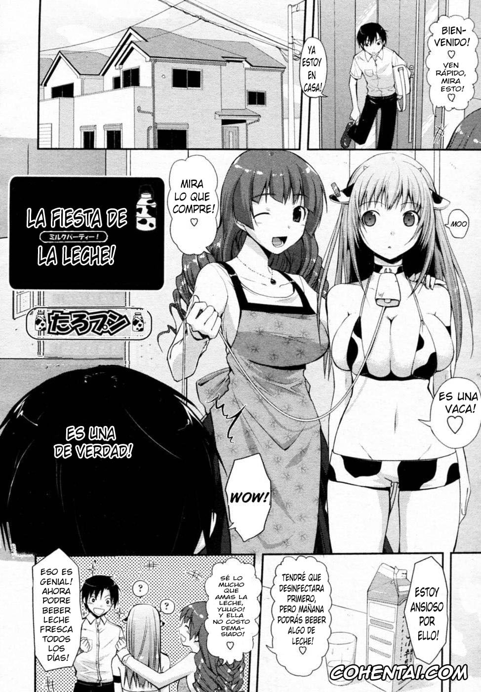 Revistas xxx, COMIC Aun xxx, Milk Party! (COMIC Aun 2010-06), pagina 1