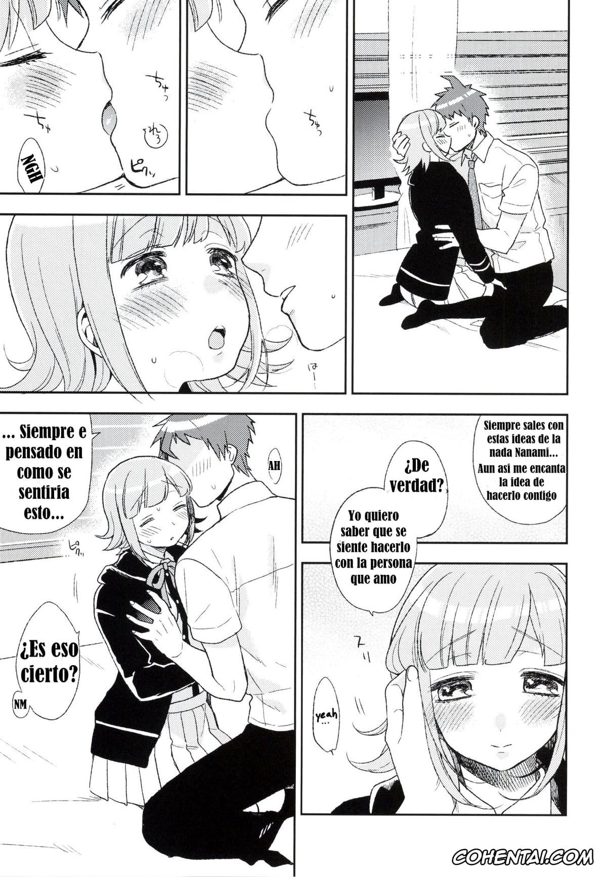 Danganronpa xxx, Chiaki Nanami xxx, Hajime Hinata xxx, Heart Connect (Danganronpa 2), pagina 4