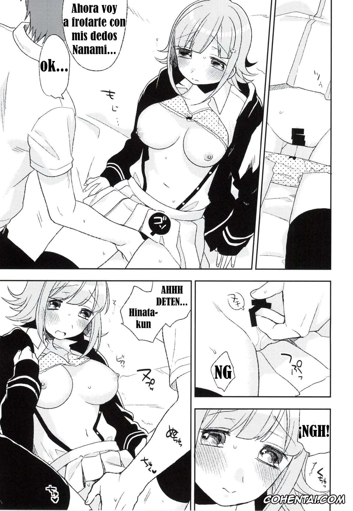 Danganronpa porno, Chiaki Nanami porno, Hajime Hinata porno, Heart Connect (Danganronpa 2), pagina 8