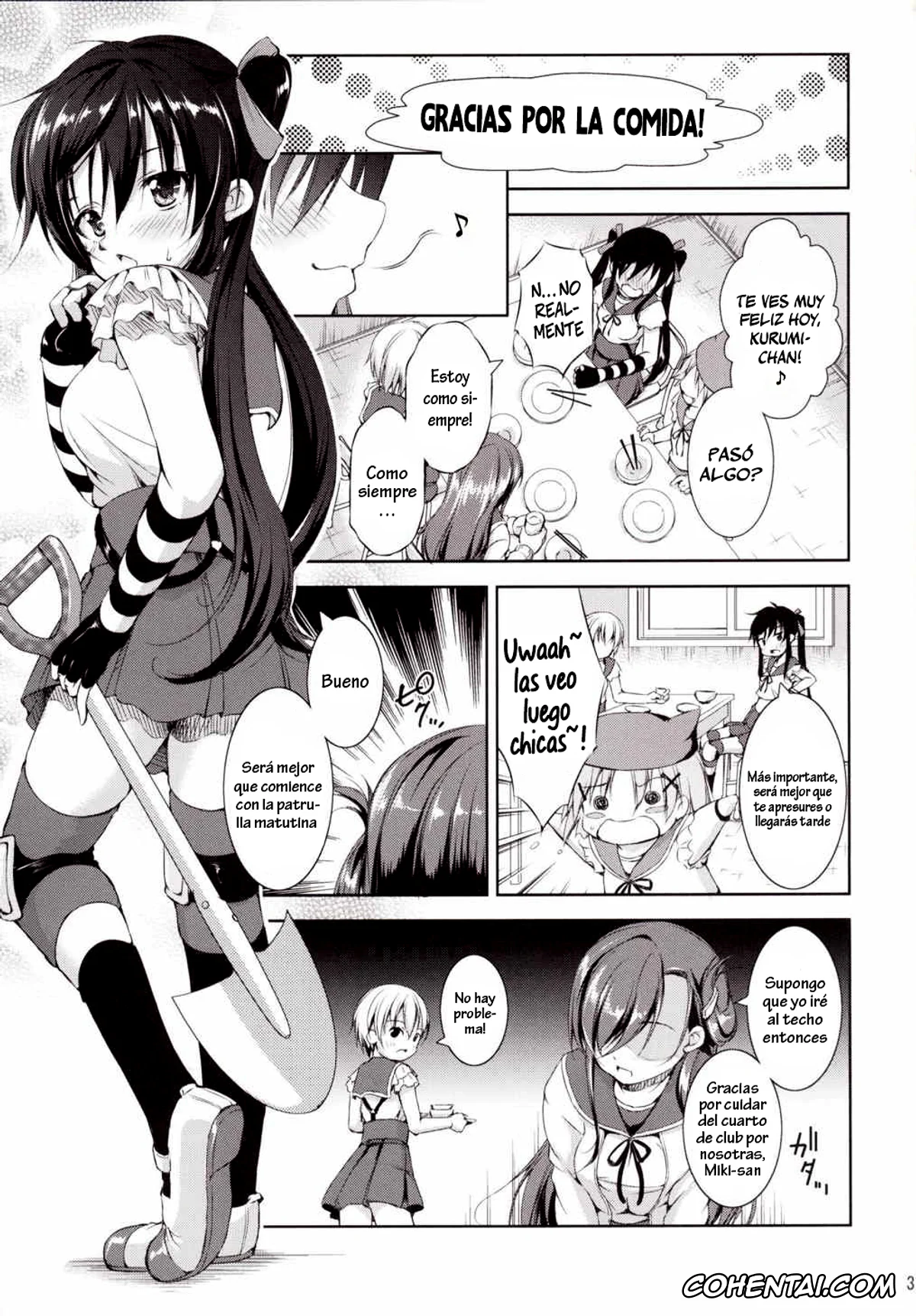 Gakkou Gurashi! porno, Kurumi Ebisuzawa porno, Yuuri Wakasa porno, Chitsunai Kansen! (Gakkou Gurashi!), pagina 2