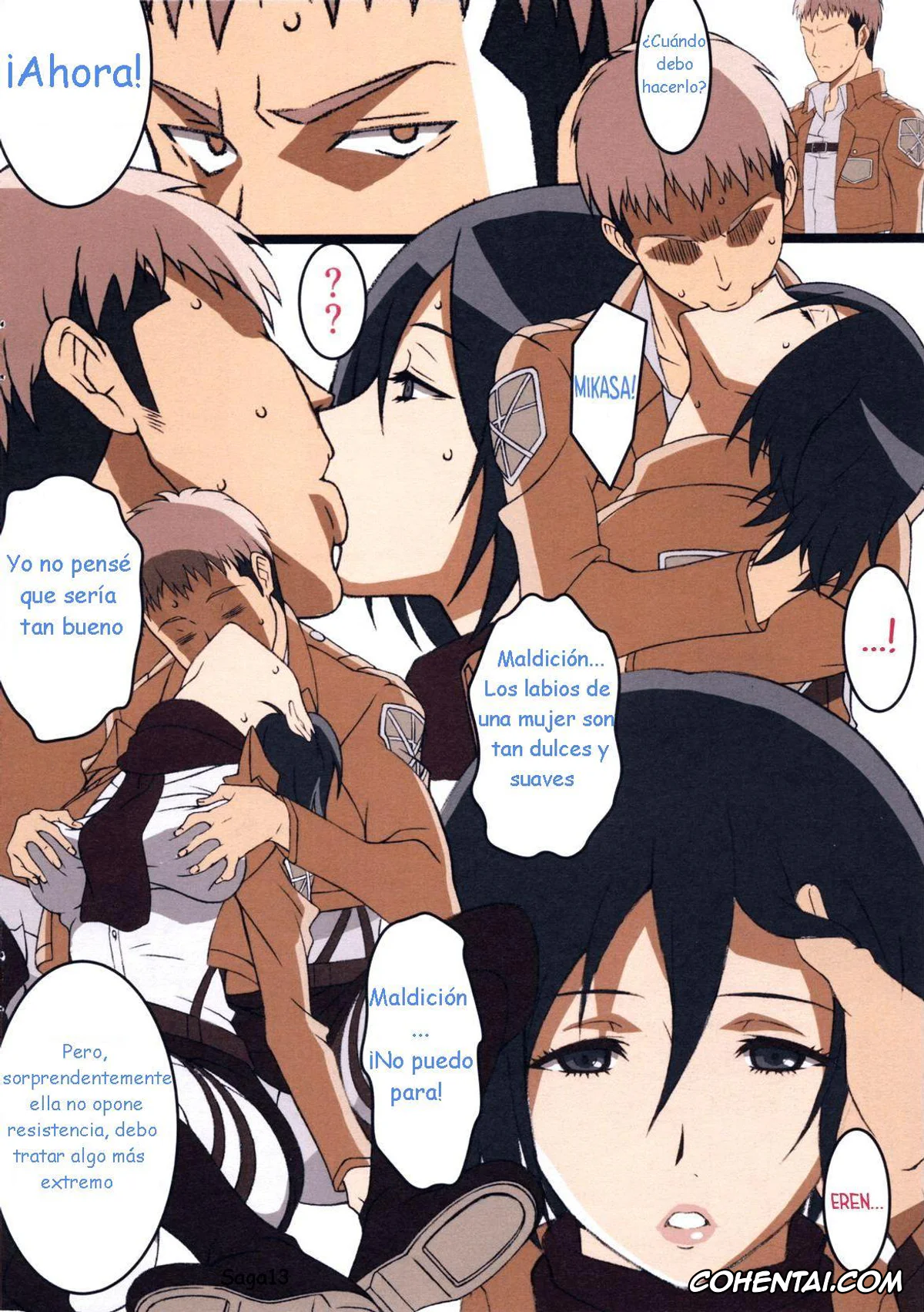 Shingeki No Kyojin | Attack On Titan hentai, Jean Kirschtein hentai, Mikasa Ackerman hentai, JAN (Shingeki no Kyojin), pagina 3
