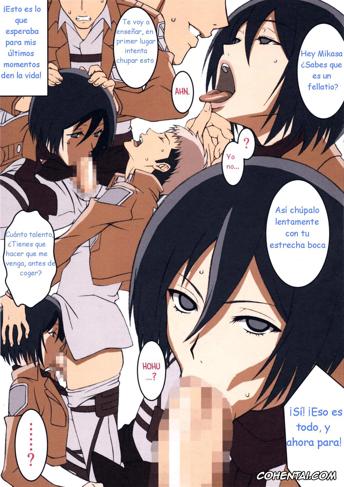 Shingeki No Kyojin | Attack On Titan xxx, Jean Kirschtein xxx, Mikasa Ackerman xxx, JAN (Shingeki no Kyojin), pagina 4