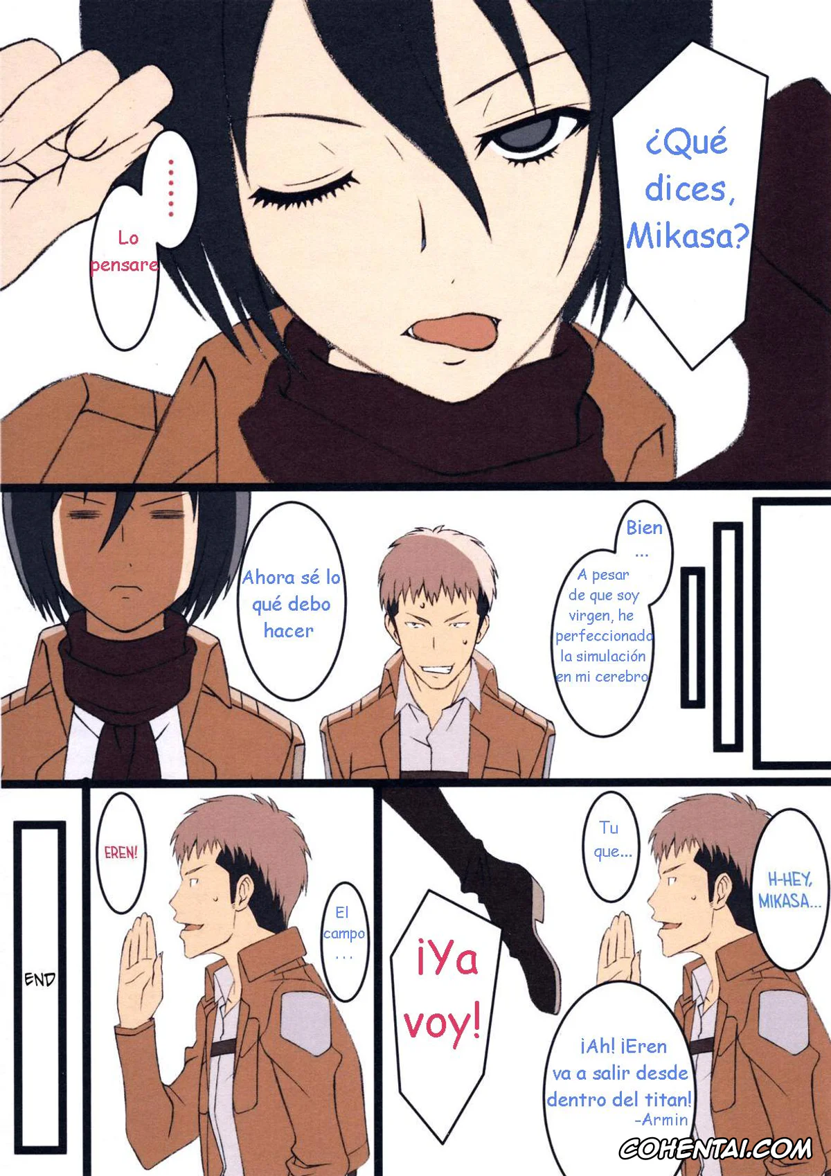 Shingeki No Kyojin | Attack On Titan hentai, Jean Kirschtein hentai, Mikasa Ackerman hentai, JAN (Shingeki no Kyojin), pagina 6
