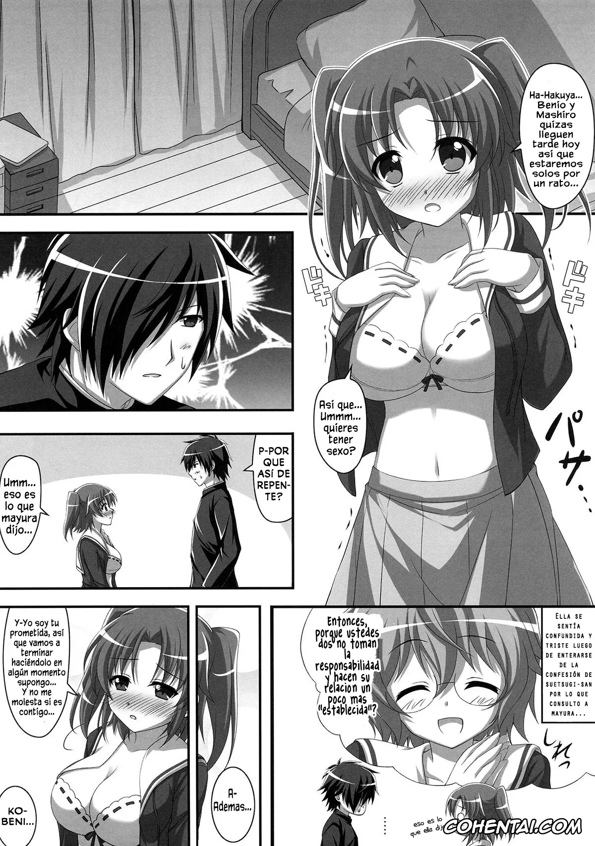 Mikakunin de Shinkoukei xxx, Hakuya Mitsumine xxx, Kobeni Yonomori xxx, Tadaima Kakunin Chuu! (Mikakunin de Shinkoukei), pagina 4