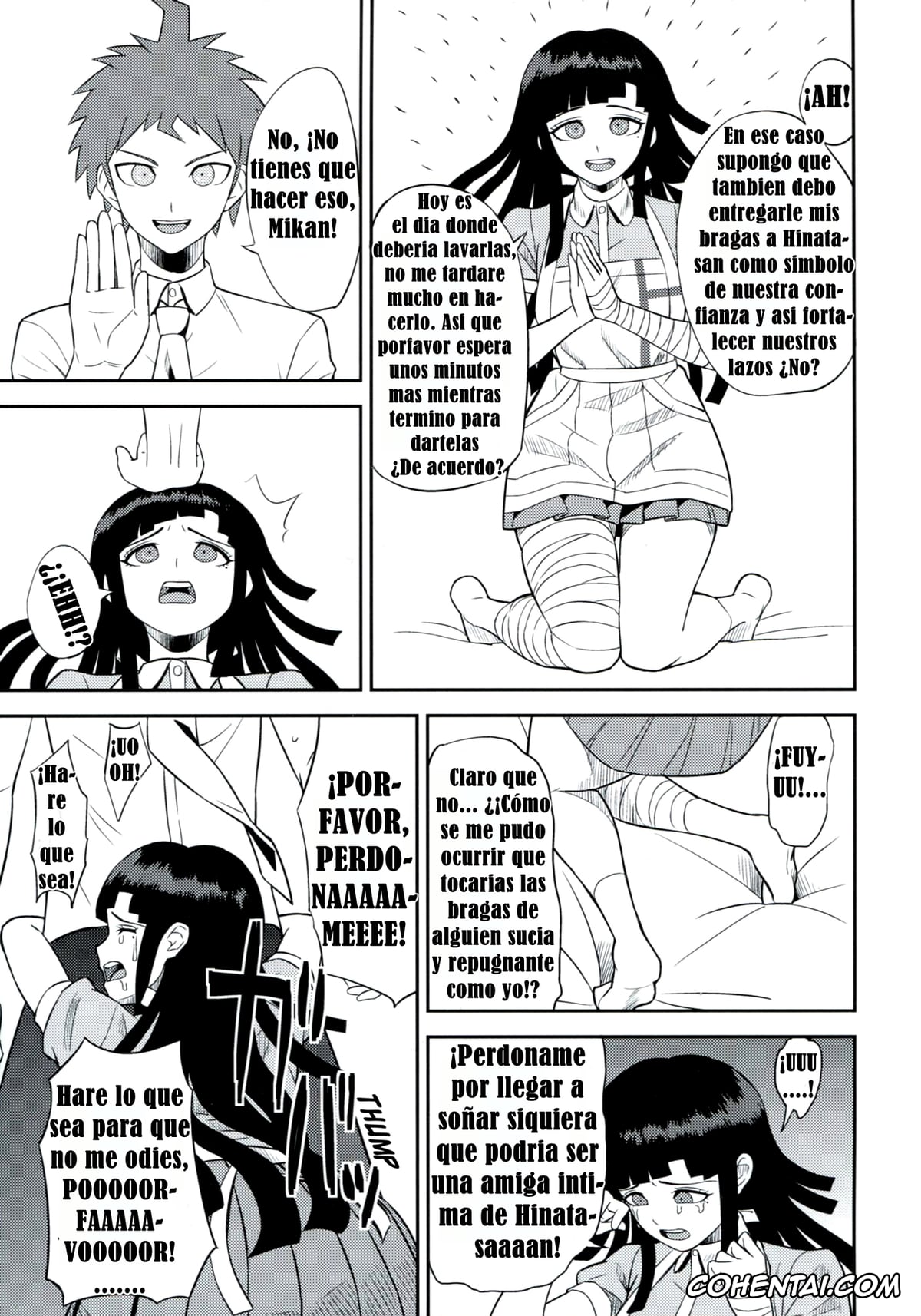 Danganronpa xxx, Hajime Hinata xxx, Mikan Tsumiki xxx, Kanjou Oklahoma Mixer (Super Danganronpa 2), pagina 10
