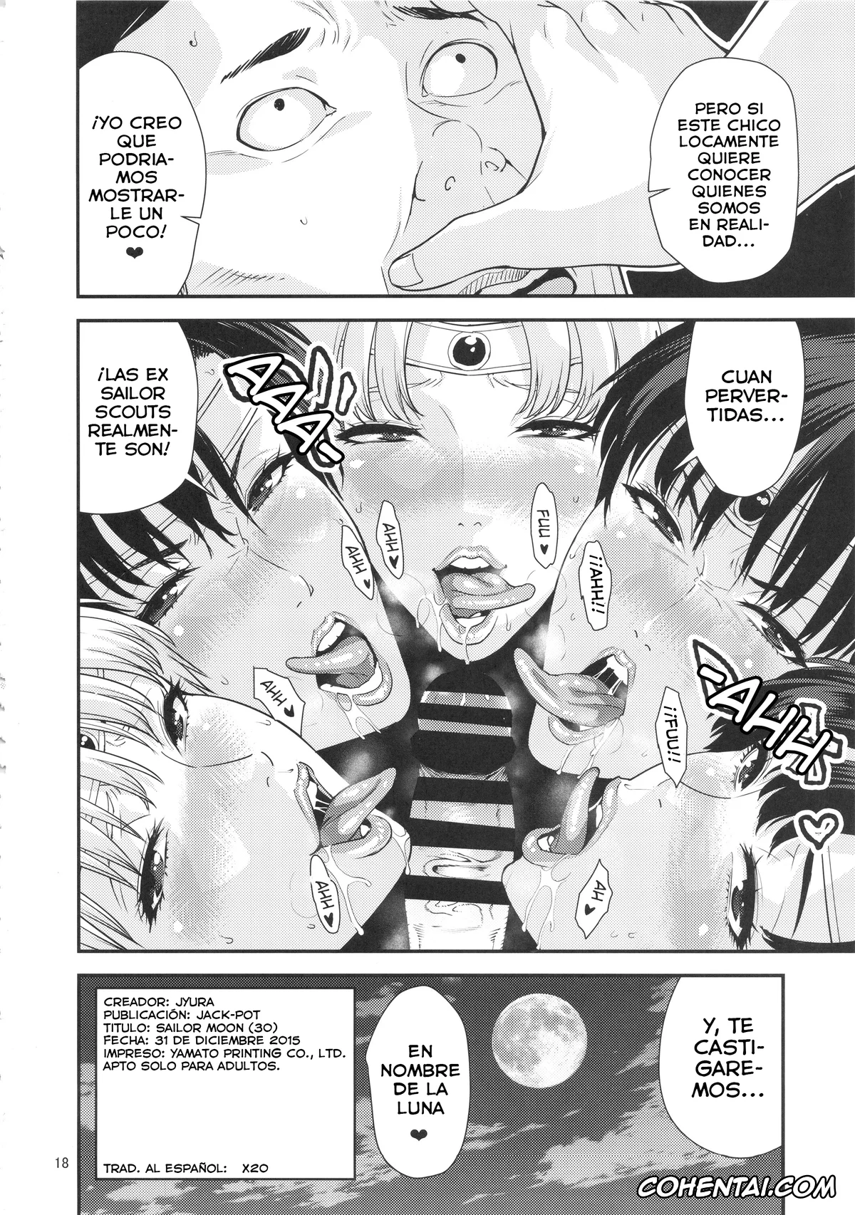 Sailor Moon | Bishoujo Senshi Sailor Moon xxx, Sailor Jupiter | Makoto Kino xxx, Sailor Mars | Rei Hino xxx, Sailor Mercury | Ami Mizuno xxx, Sailor Moon | Usagi Tsukino xxx, Sailor Venus | Minako Aino xxx, Sailor Moon (30) (Bishoujo Senshi Sailor Moon), pagina 16