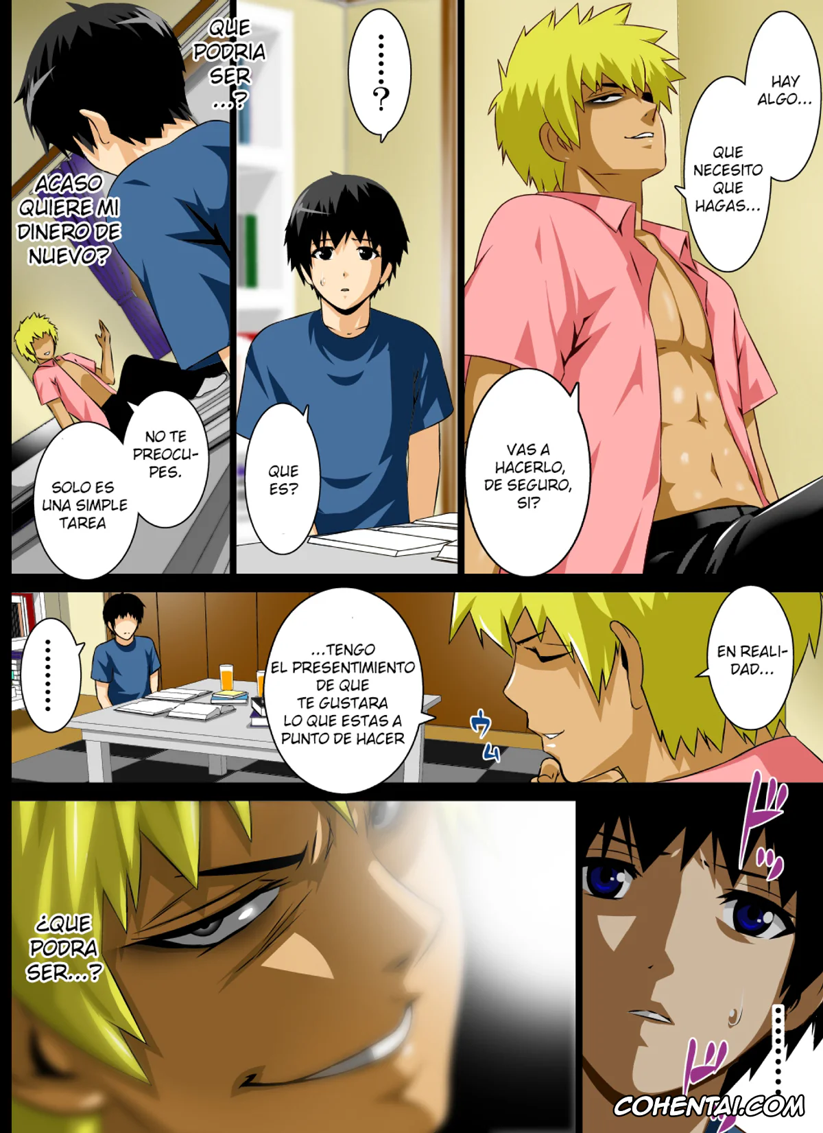 Original hentai, Reibo Misaki ~Kinpatsu Musuko to Onaho Haha~, pagina 6