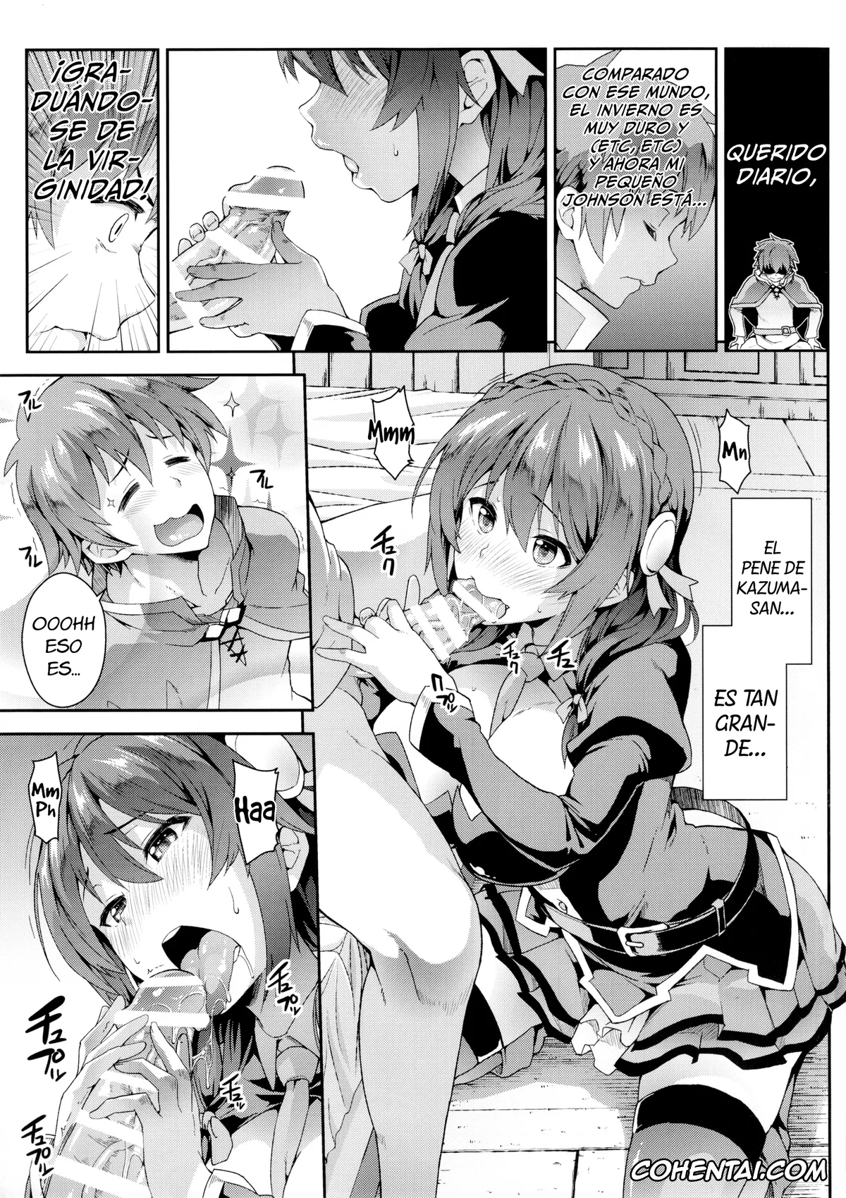 Kono Subarashii Sekai ni Syukufuku o! porno, Kazuma Satou porno, Yunyun porno, Kono Etsuraku Sugoku nai Desu ka? (Kono Subarashii Sekai ni Syukufuku wo!), pagina 2