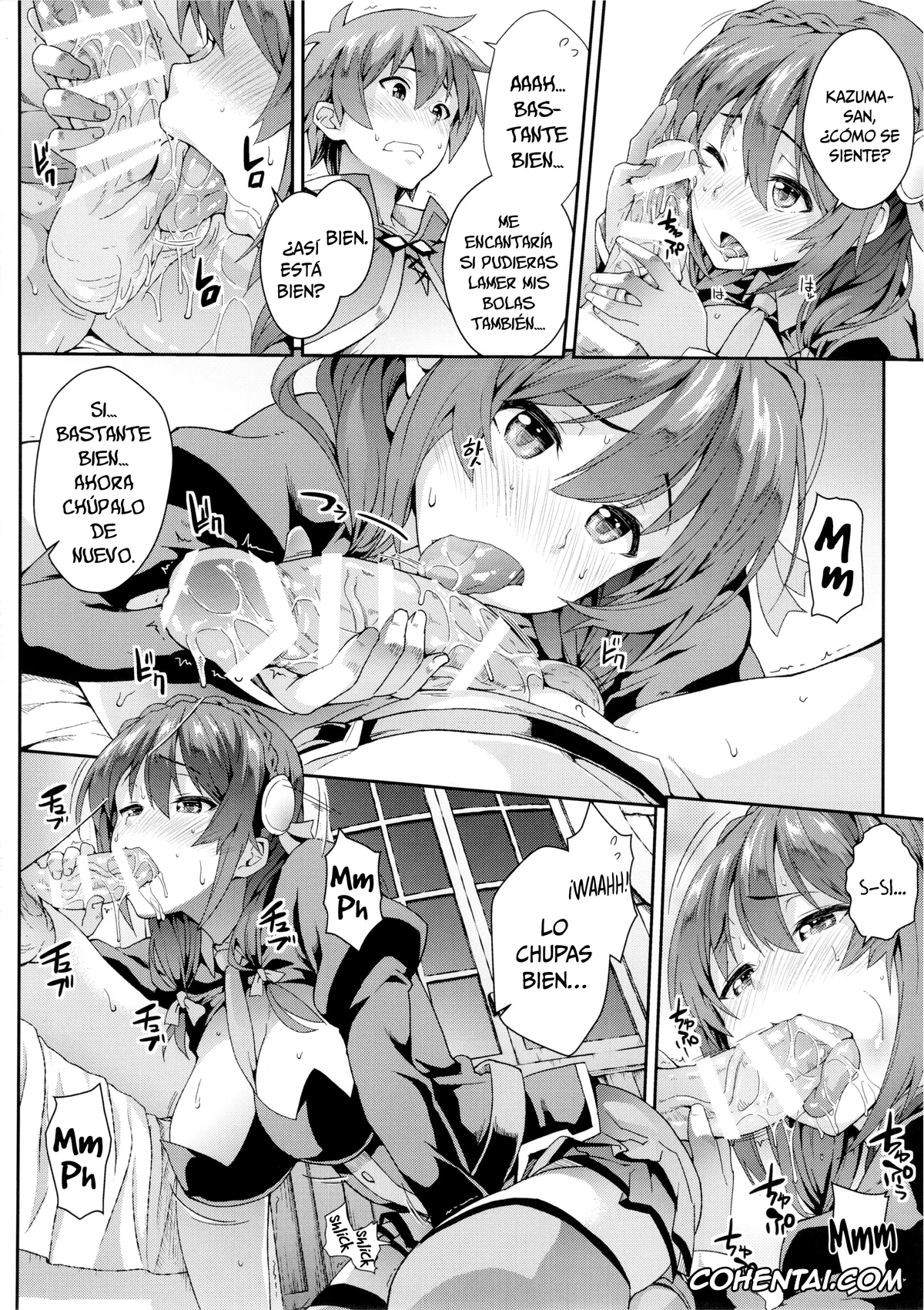 Kono Subarashii Sekai ni Syukufuku o! hentai, Kazuma Satou hentai, Yunyun hentai, Kono Etsuraku Sugoku nai Desu ka? (Kono Subarashii Sekai ni Syukufuku wo!), pagina 3