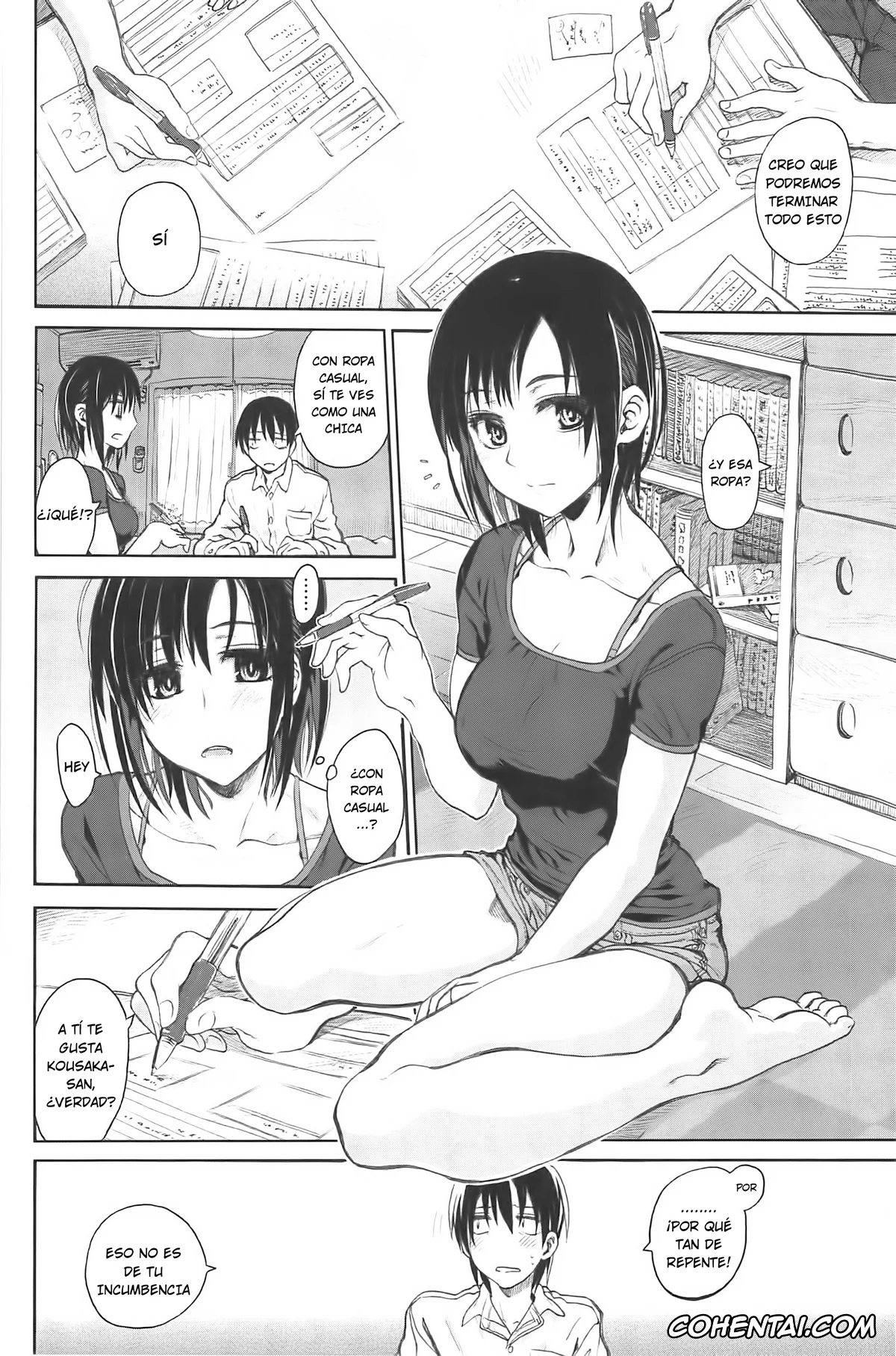 Original xxx, Kocchi o Muite! (Junketsu no Owaru Hibi), pagina 4