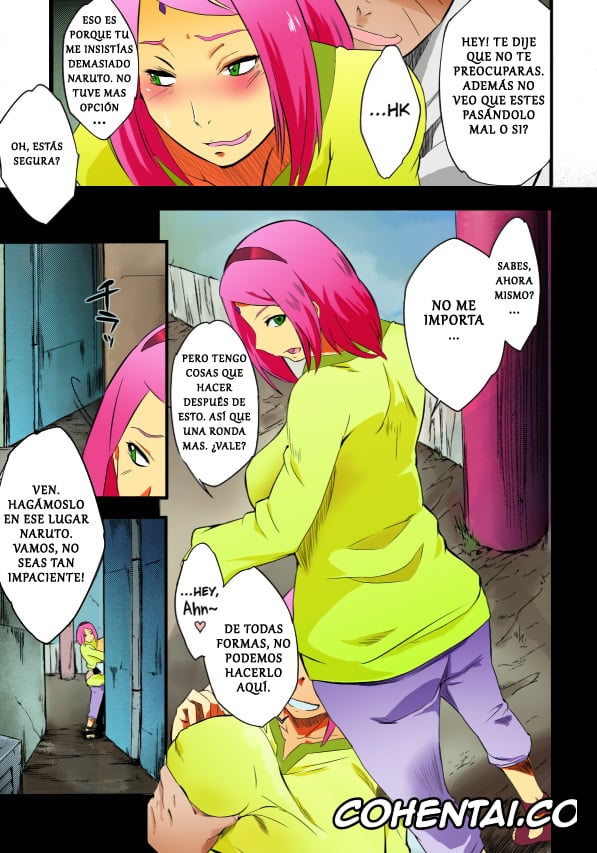 NARUTO porno, Naruto Uzumaki porno, Sakura Haruno porno, Kage Hinata ni Sakura Saku (Naruto), pagina 8