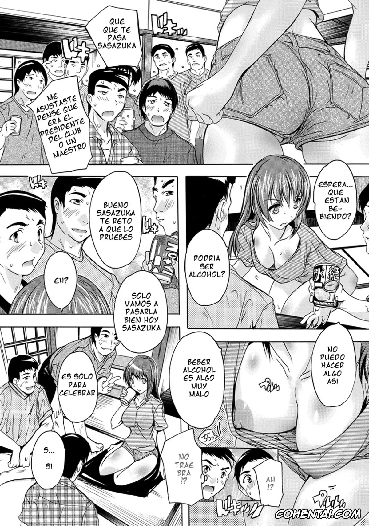 Original hentai, Asedaku!! Suieibu | Sudando!! En el club de natacion (ANGEL Club 2016-08), pagina 3