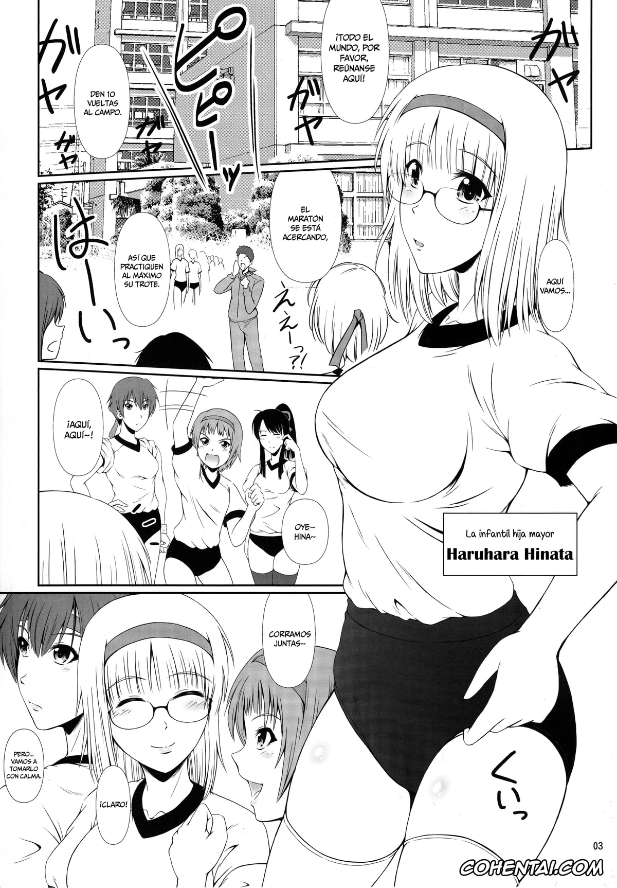 Original xxx, Naisho Nano! -Haruhara-ke Sanshimai Monogatari- 2, pagina 4