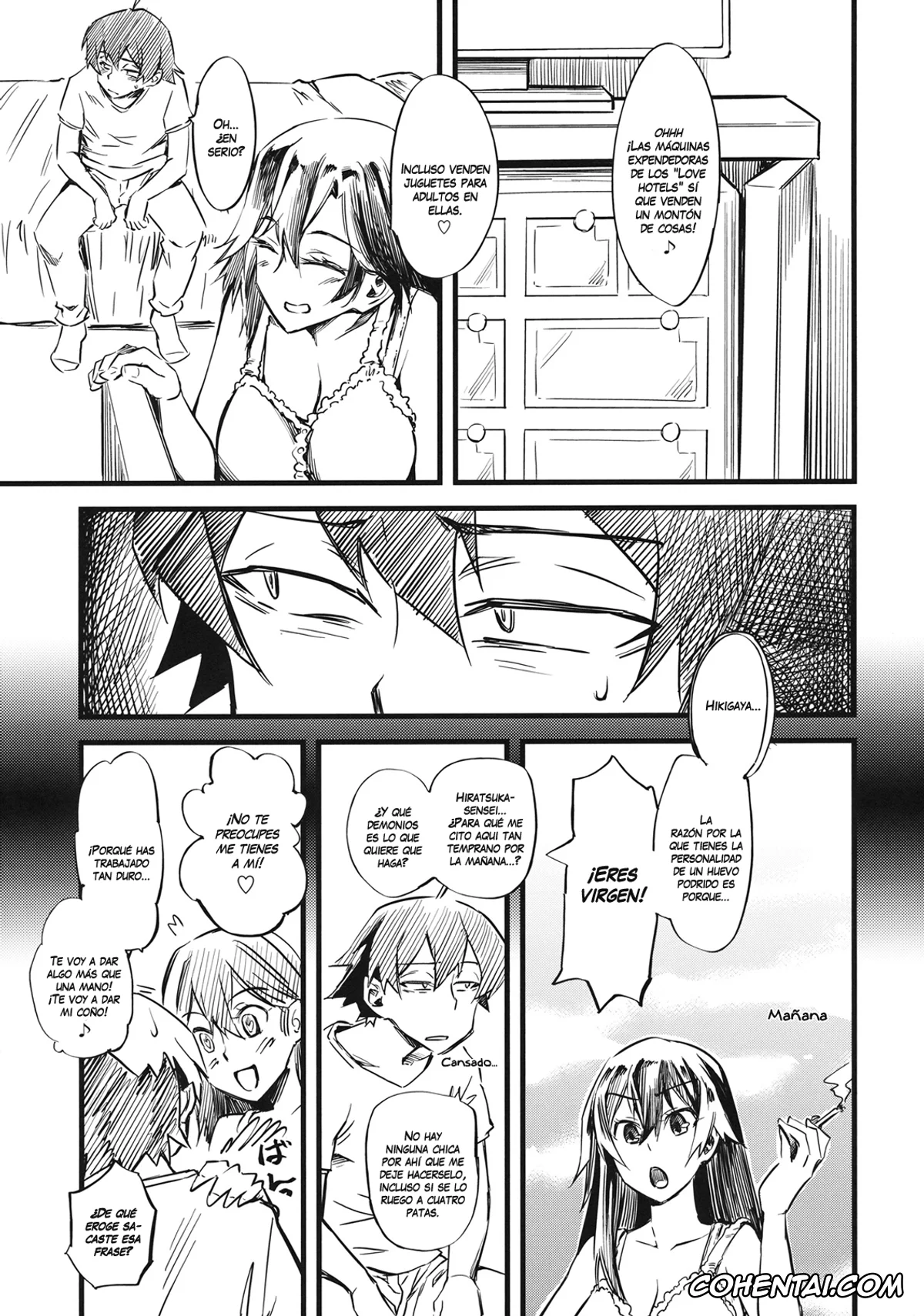 Yahari Ore no Seishun Love Come wa Machigatteiru. xxx, Hachiman Hikigaya xxx, Shizuka Hiratsuka xxx, Service Time (Yahari Ore no Seishun Love Come wa Machigatteiru.), pagina 4