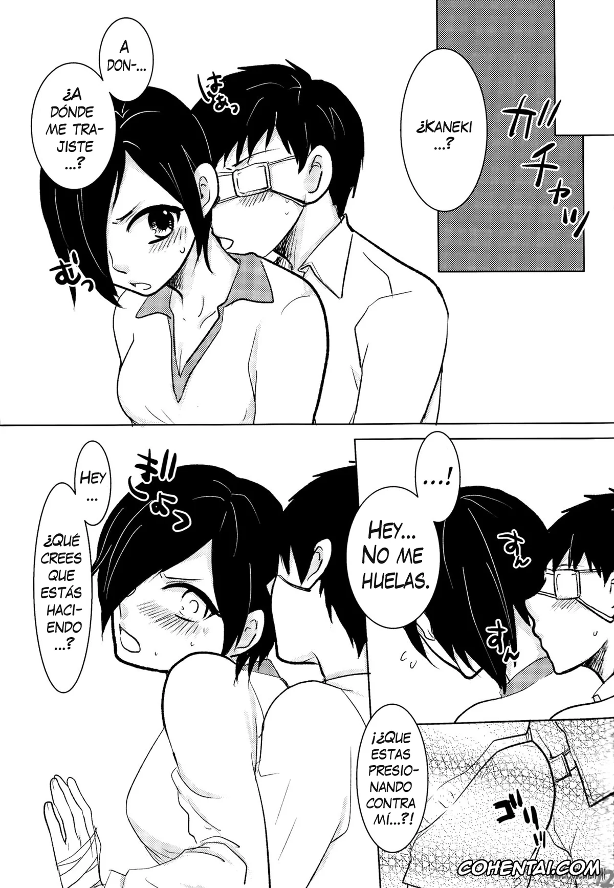 Tokyo Ghoul xxx, Ken Kaneki | Haise Sasaki xxx, Touka Kirishima xxx, Shiroi Kemono (Tokyo Ghoul), pagina 19
