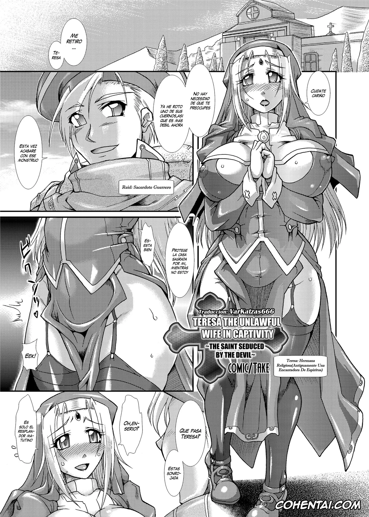 Original xxx, Haitoku no Ryoshuu Tsuma Teresa – Ma ni Sasowareshi Seijo | Teresa The Unlawful Wife In Captivity ~The Saint Seduced By The Devil~ (Shokutai no Yoru Ingoku no Chigiri), pagina 1